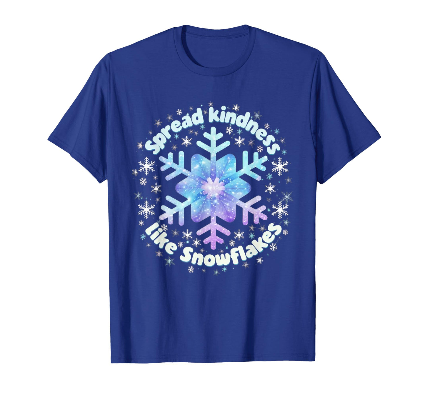 Spread Kindness Like Snowflakes Christmas Teacher Unity Day T-Shirt