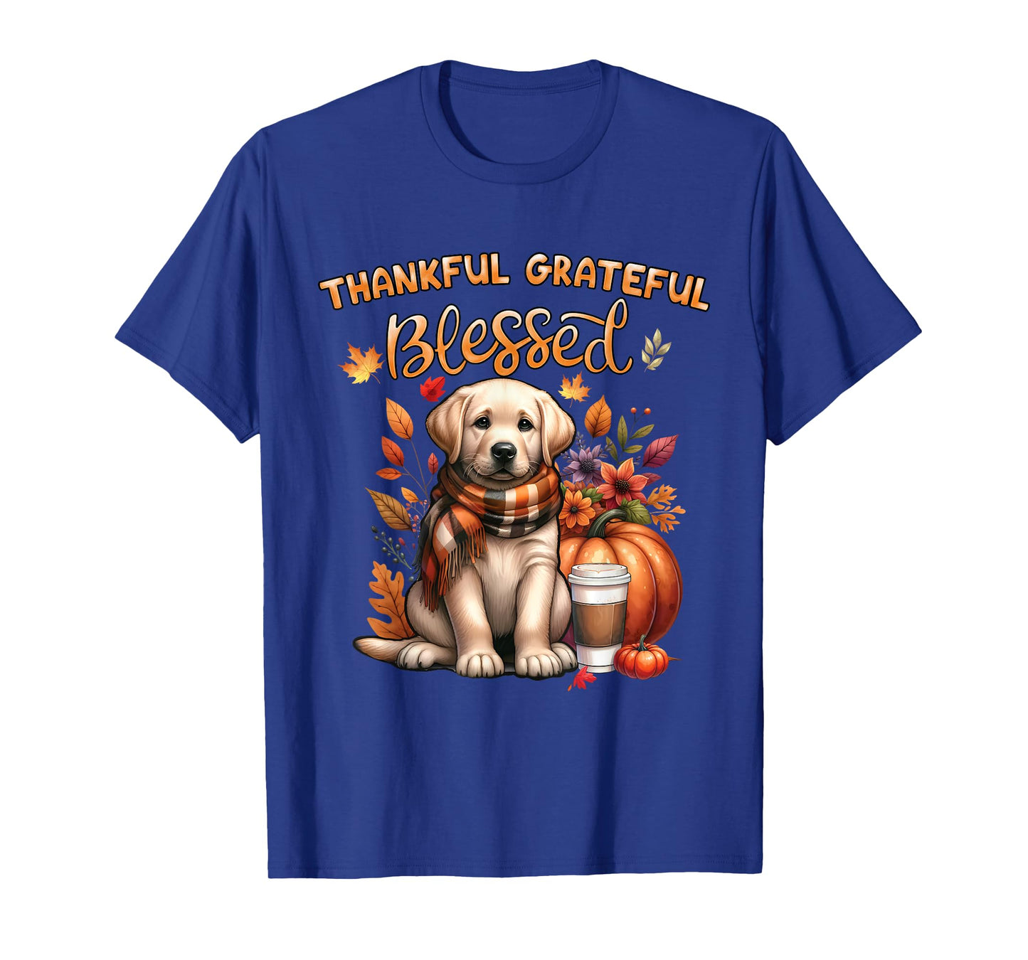 Labrador Retriever Dog pumpkin spice Happy Fall Yall autumn T-Shirt