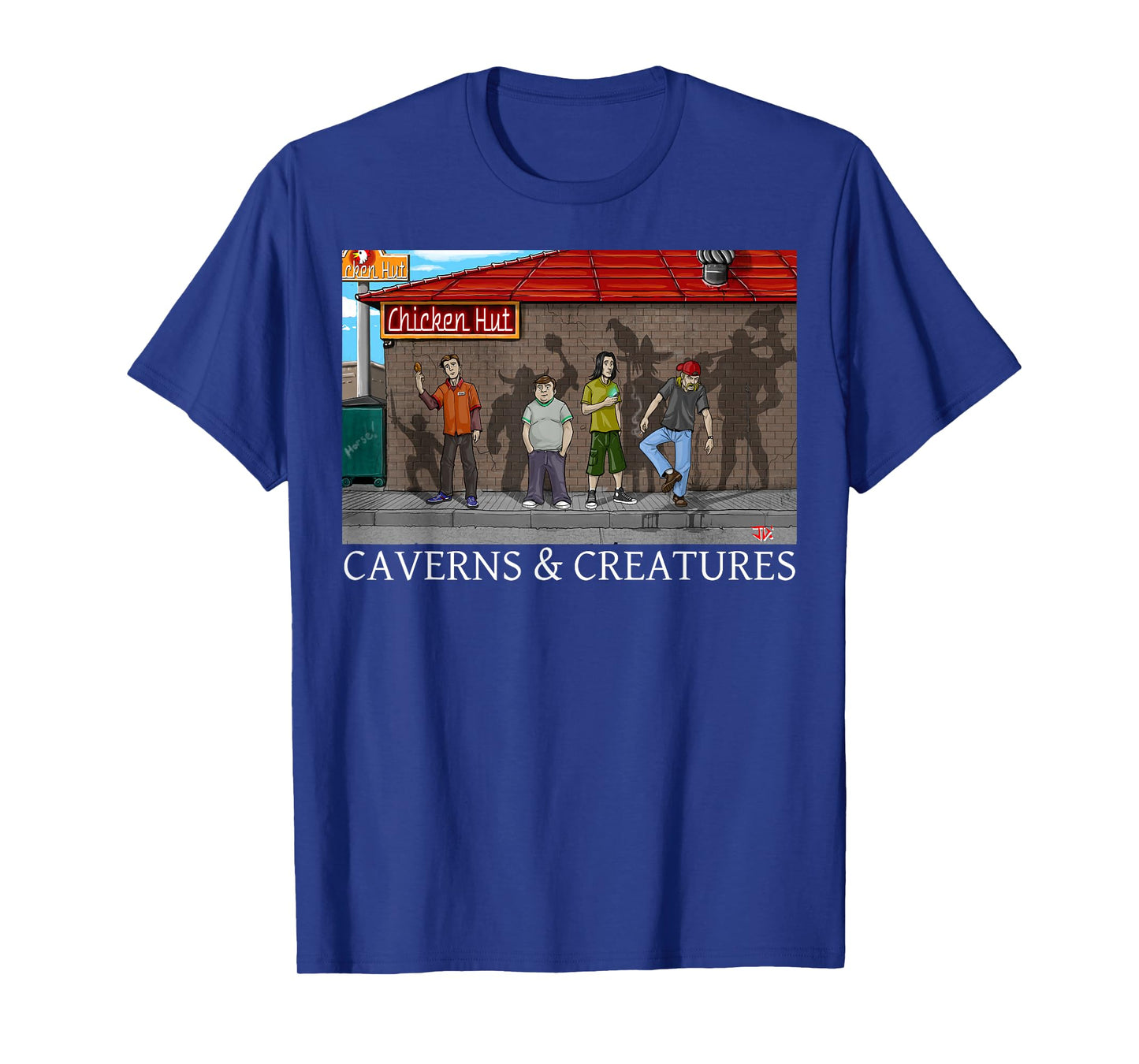 Chicken Hut Caverns & Creatures T-Shirt
