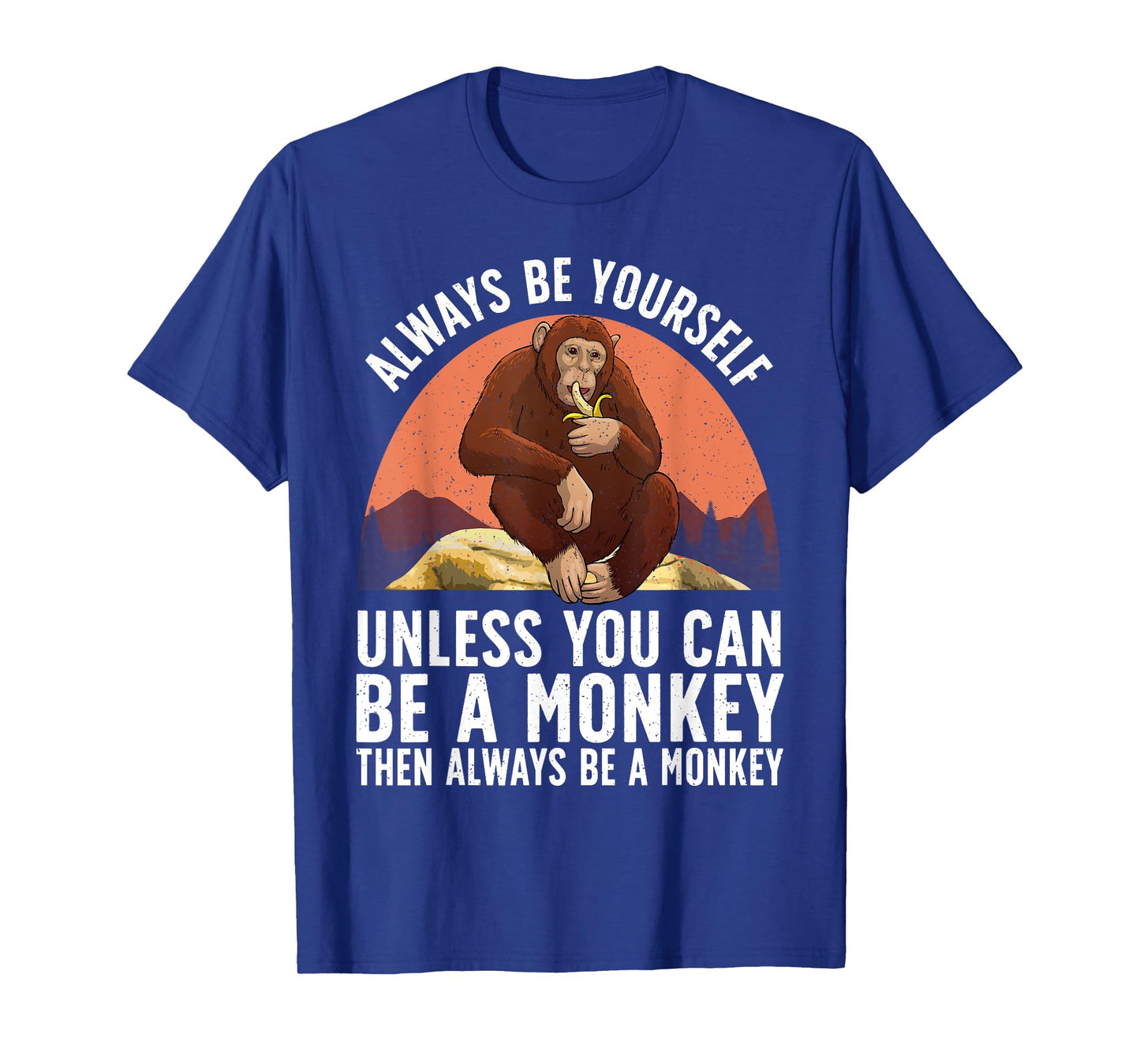 Funny Monkey Art For Men Women Kids Zoo Animal Monkey Lover T-Shirt