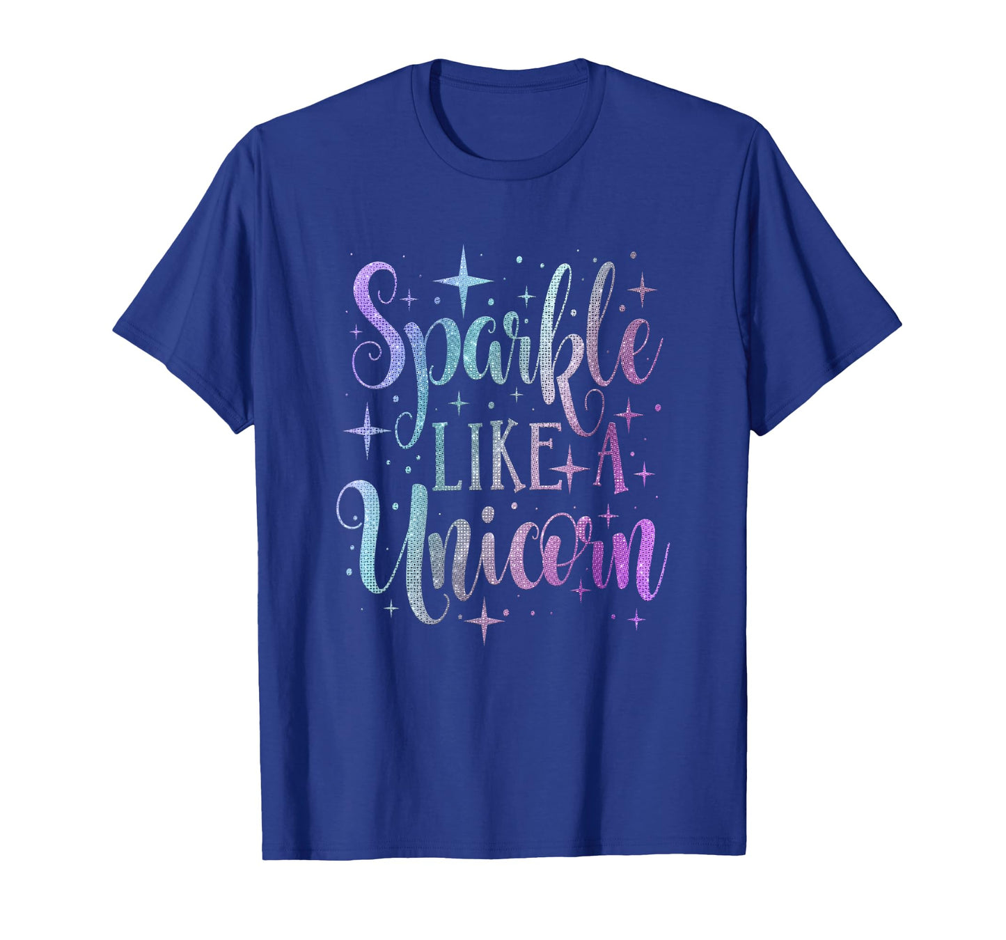 Sparkle Like A Unicorn Shirt Girls Purple Teal Blush Ombre T-Shirt