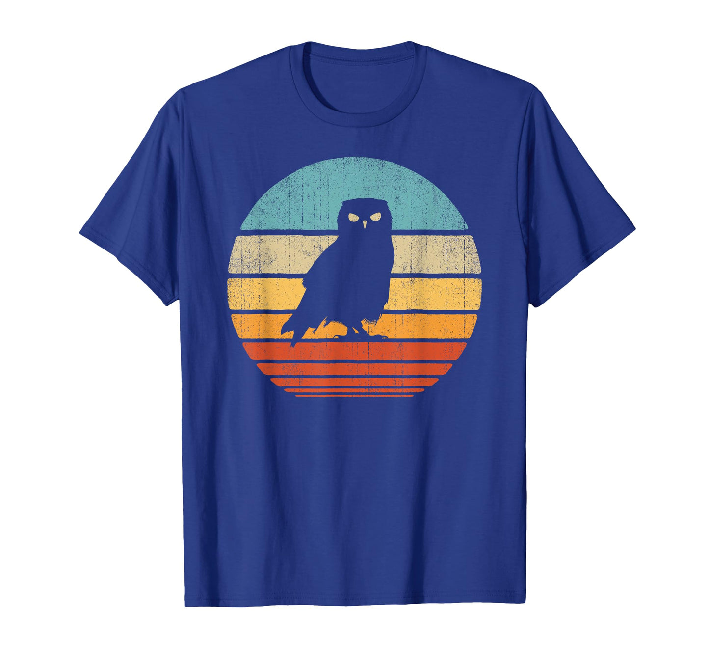 Owl Retro Vintage 60s 70s Sunset Bird T-Shirt