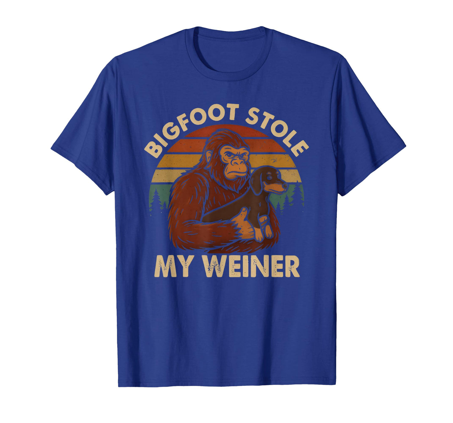 Bigfoot Sasquatch Bigfoot Stole My Weiner T-Shirt