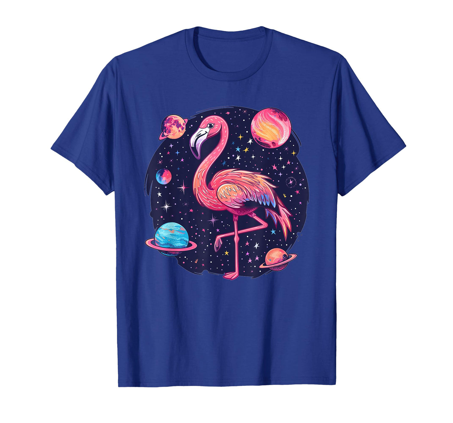 Outer Space Flamingo I Space T-Shirt