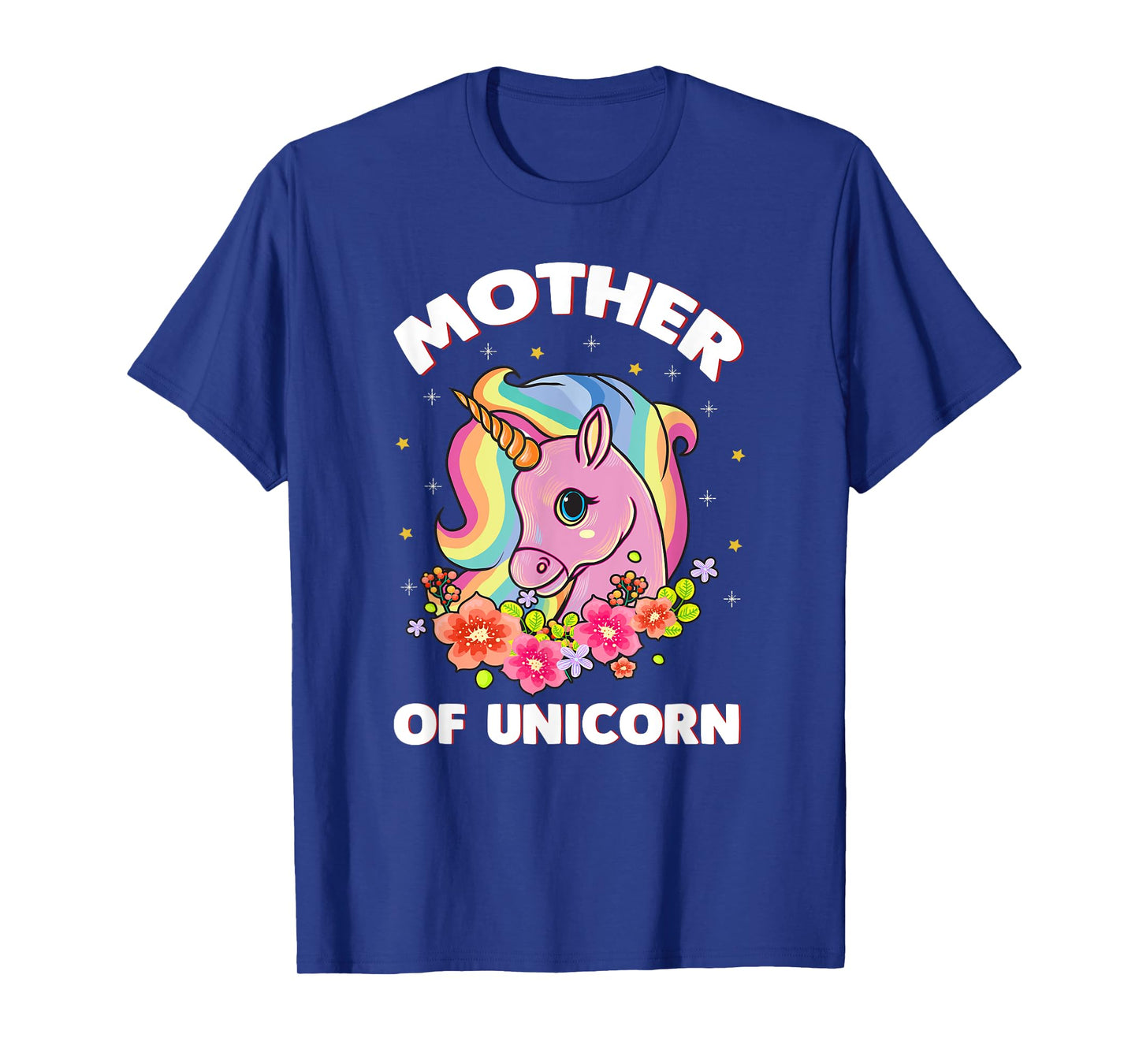 Mom Mother of Unicorn Daughter Son T Shirt Magical