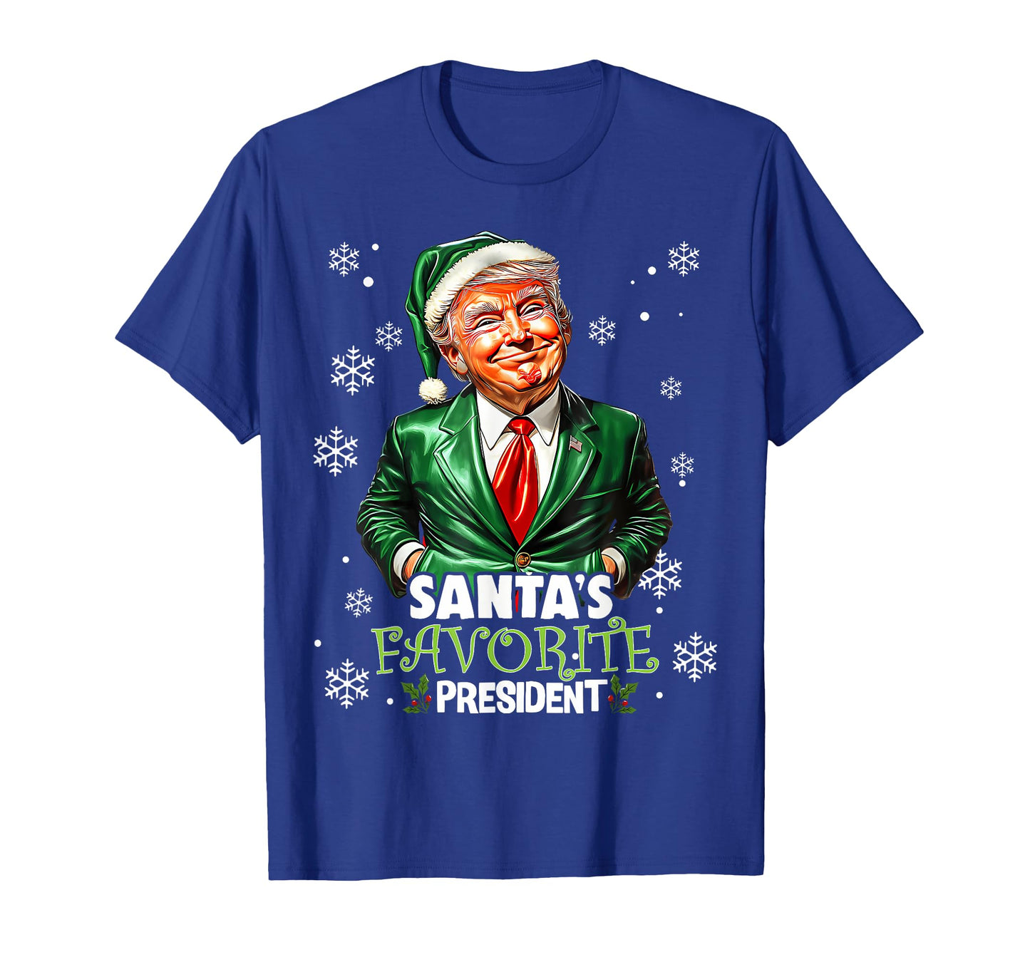 Santa's Favorite President Funny Trump Christmas Xmas T-Shirt