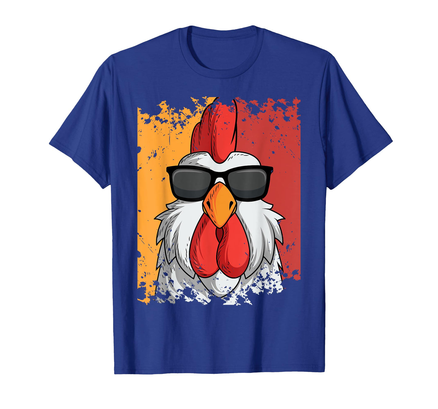 Rooster Retro Vintage Sunglasses Chicken Farm Poultry Lover T-Shirt
