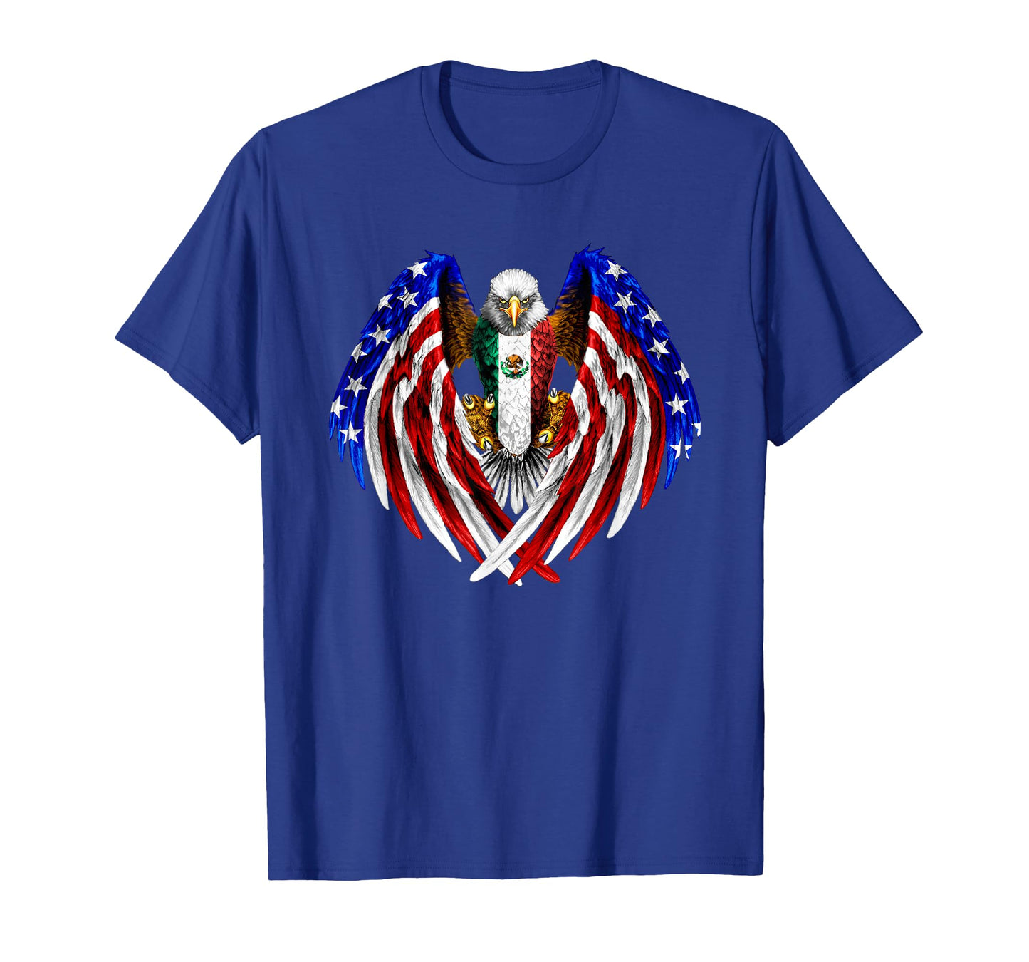Mexican American Mexico USA Flag Eagle T-Shirt T-Shirt