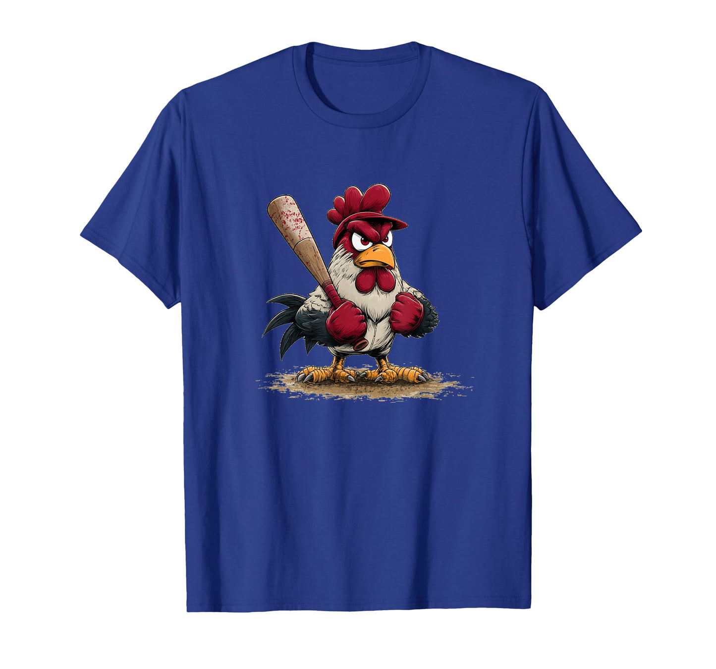 Nice Sport Rooster Look for Baseball and Bat Lovers T-Shirt