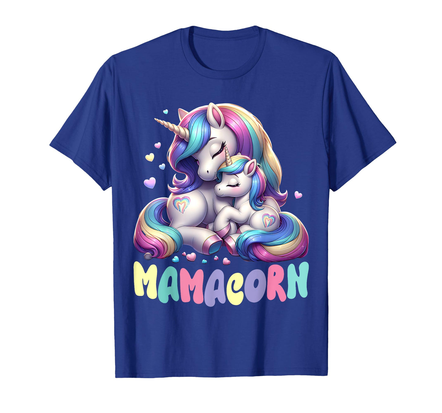 Funny Mamacorn Costume Mothers Day Unicorn Mom Women Mother T-Shirt
