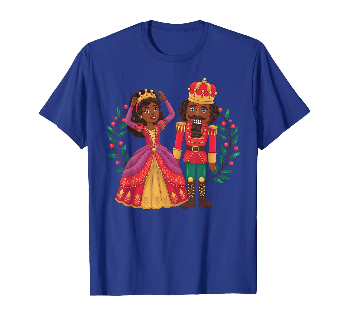 Black Nutcracker Sugar Plum Fairy Kwanzaa African Christmas T-Shirt