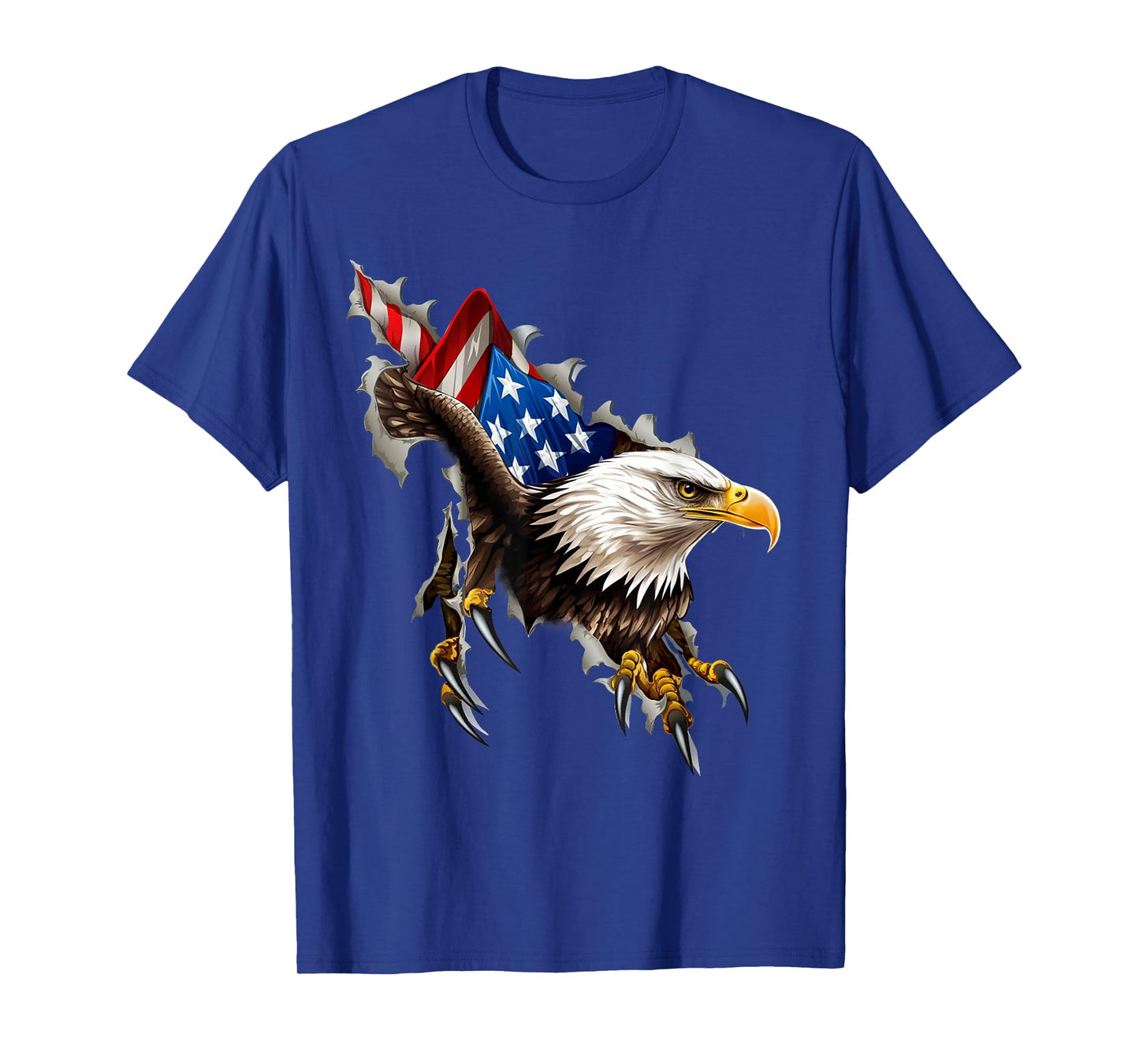 Eagle Flag American USA Patriotic 4th of July Bald Eagle T-Shirt