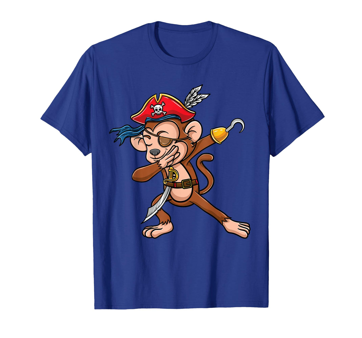 Dabbing Pirate Monkey Halloween T-Shirt