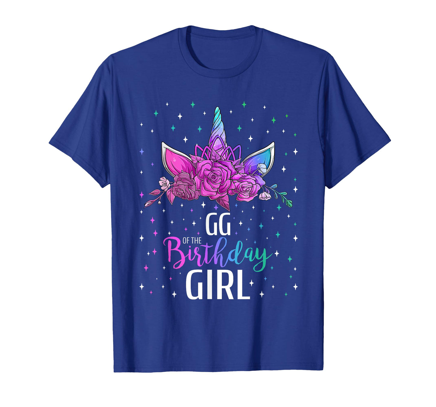 GG Of The Birthday Girl Unicorn Bday Party T-Shirt