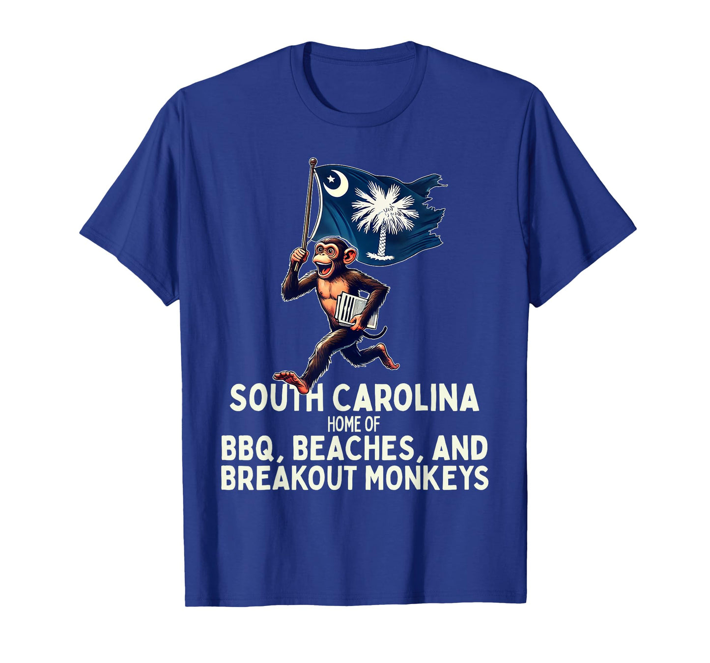 South Carolina Monkey Escape - Funny Runaway Money SC T-Shirt