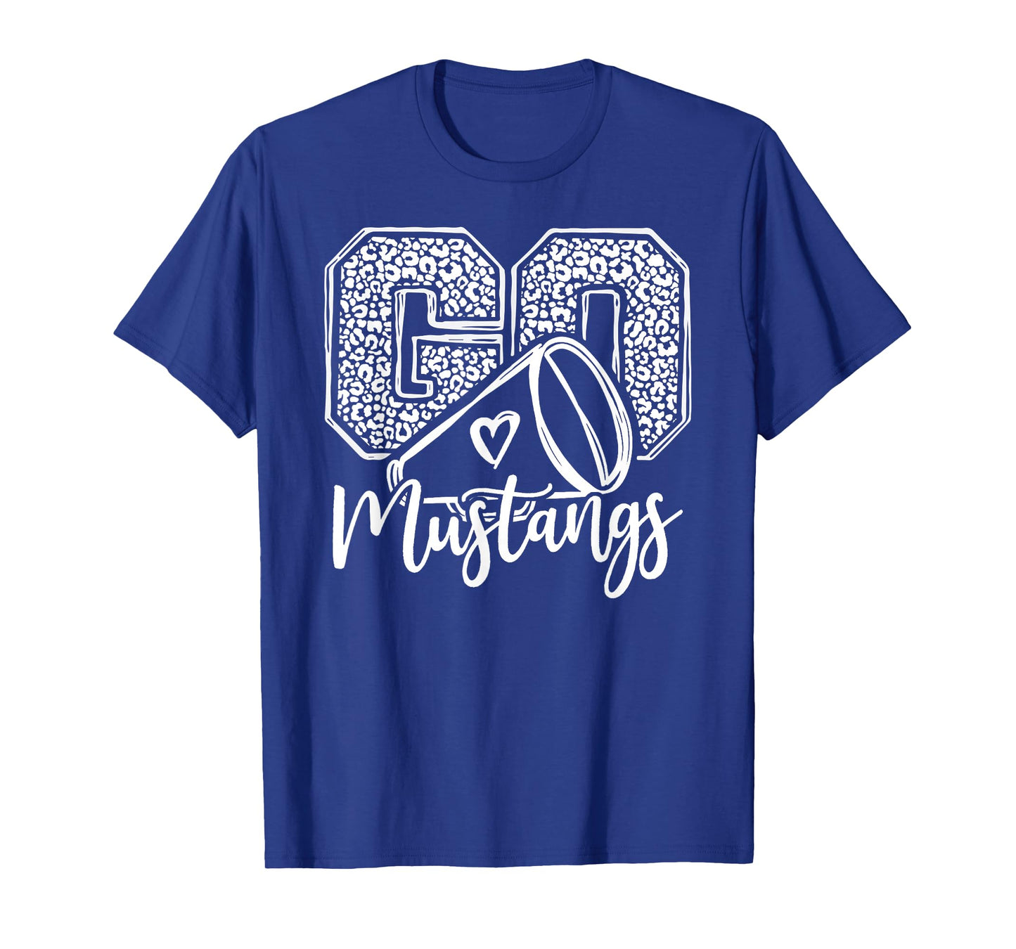 Cute Mustangs High School Spirit Fan Team Back to School T-Shirt