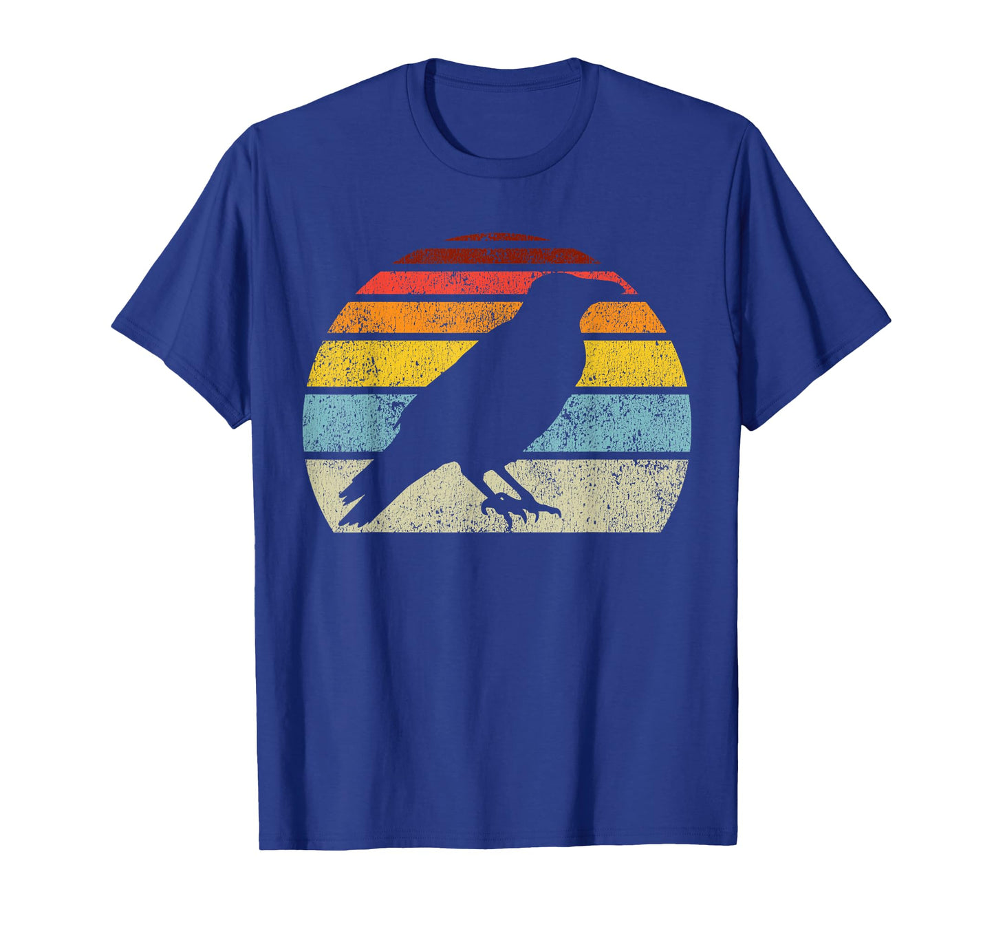 Crow Vintage Raven Gothic Retro Bird Lover Gifts Women Men T-Shirt