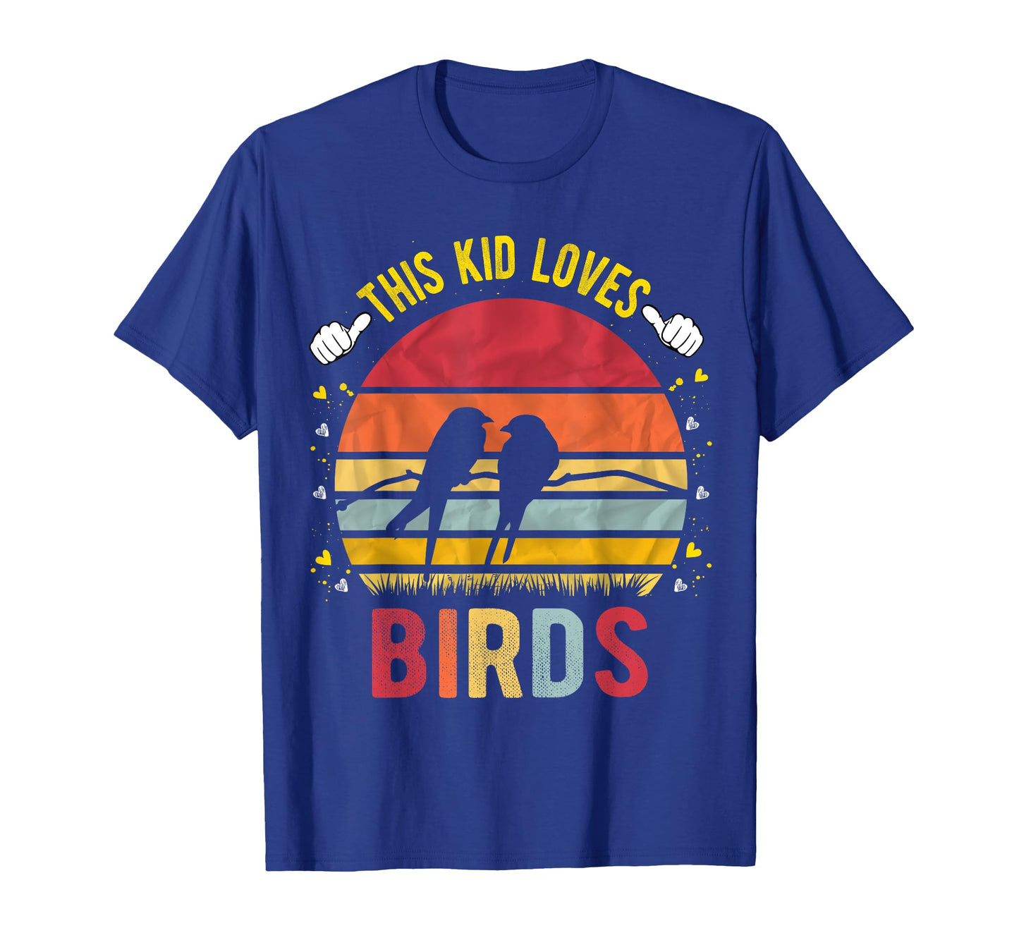 This Kid Loves Birds Boys and Girls Bird Gift T-Shirt