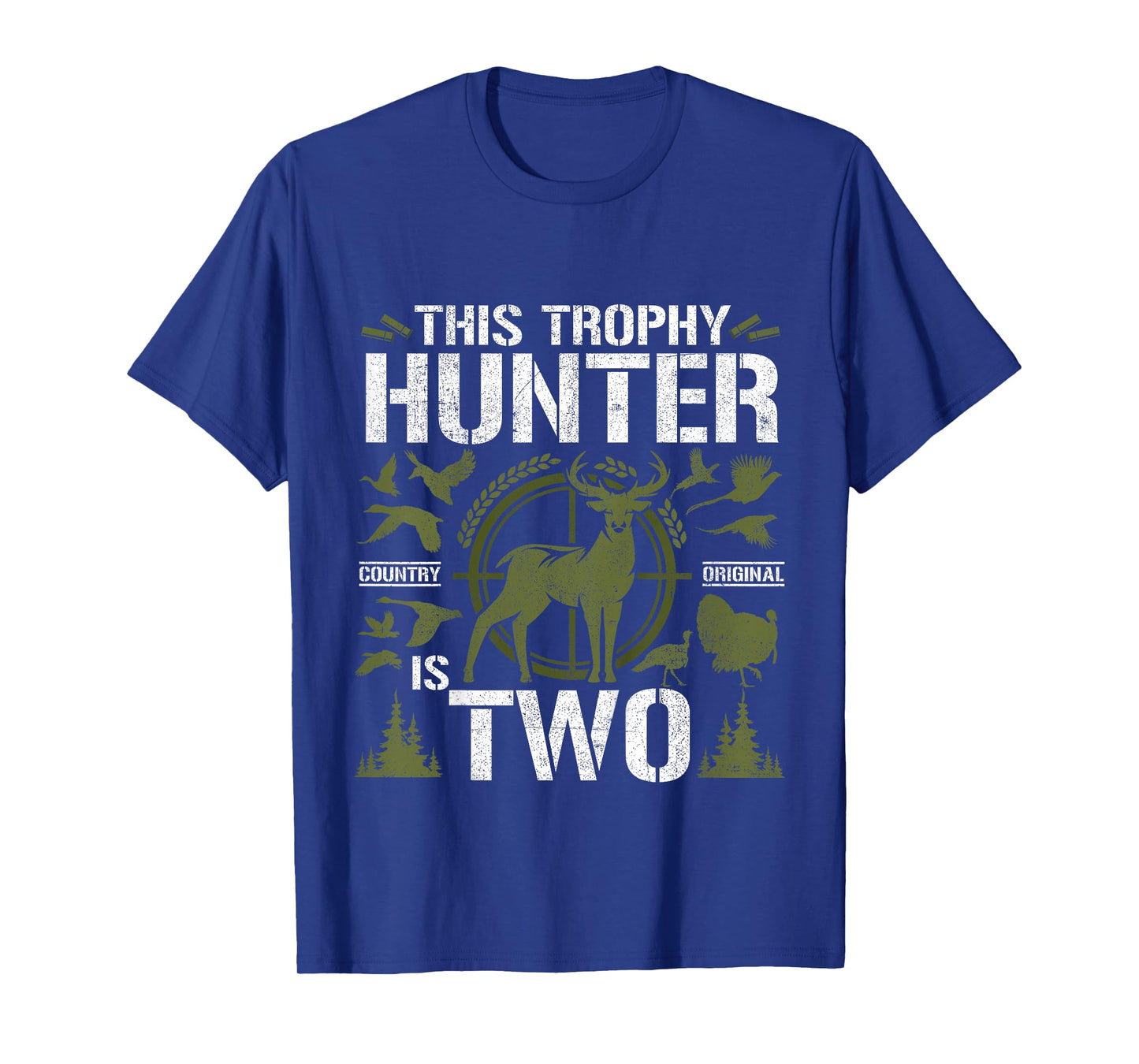 2 Year Old Hunting Birthday Party Duck Deer Hunter 2nd Gift T-Shirt