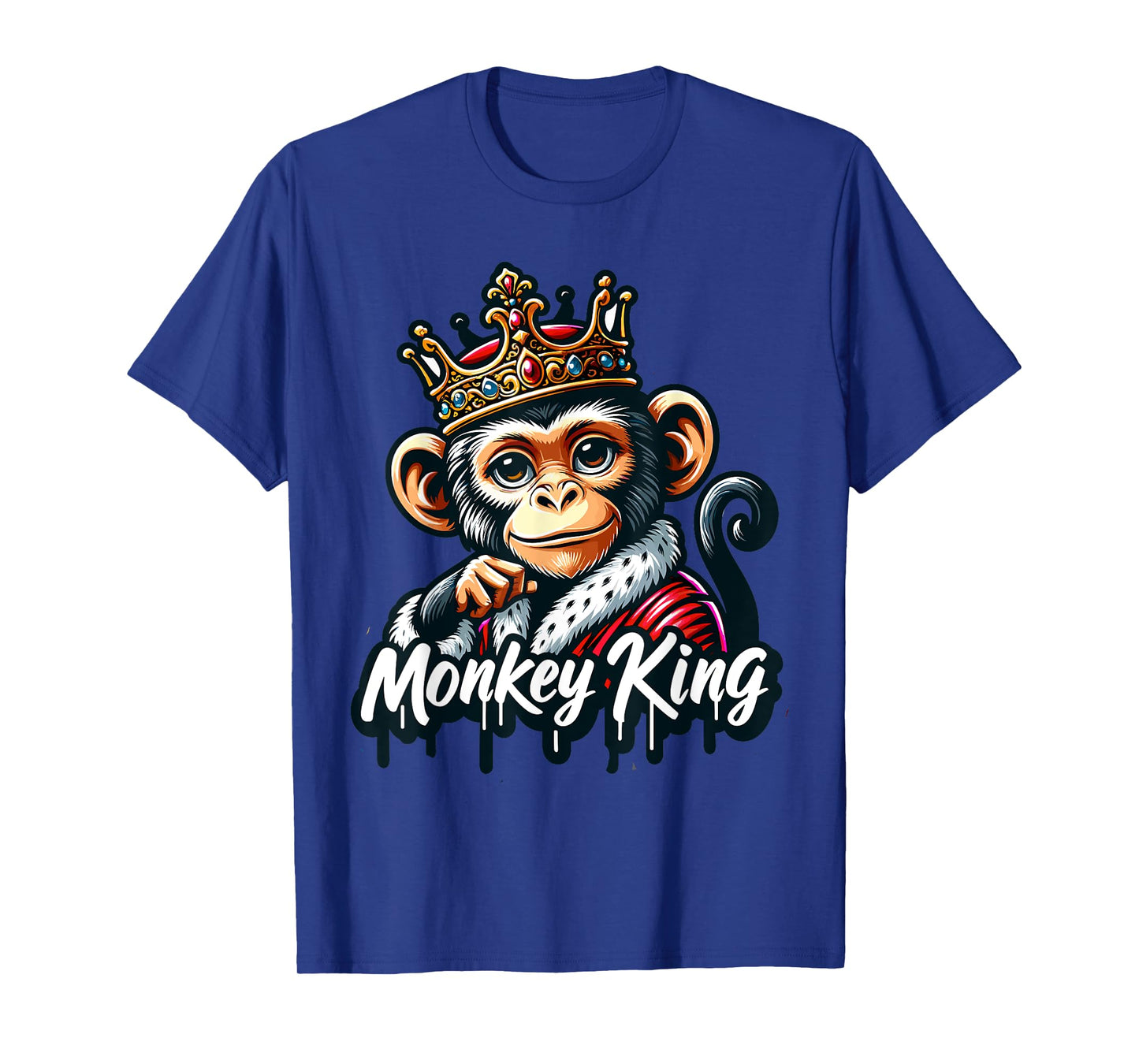 Monkey King | Boys Monkey Lover Tshirt | Mens Monkey T-Shirt