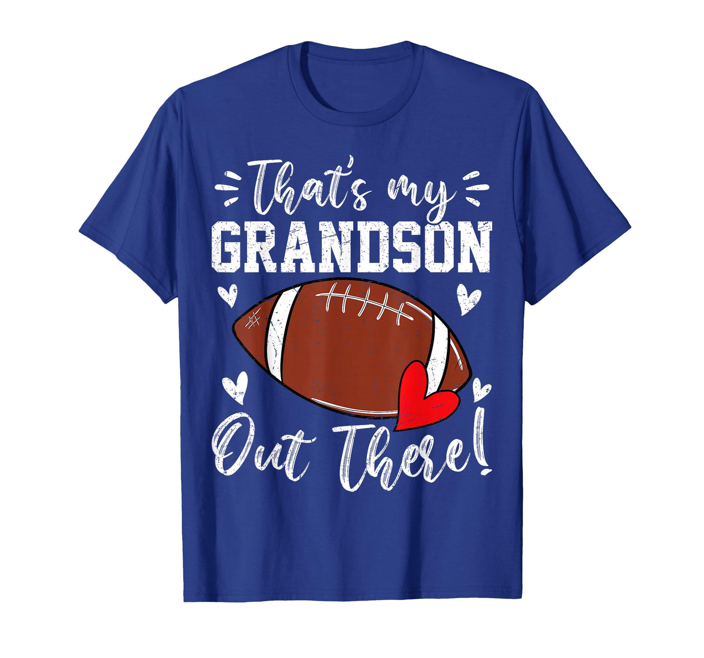 That's My Grandson Out There Funny Football Grandma T-Shirt