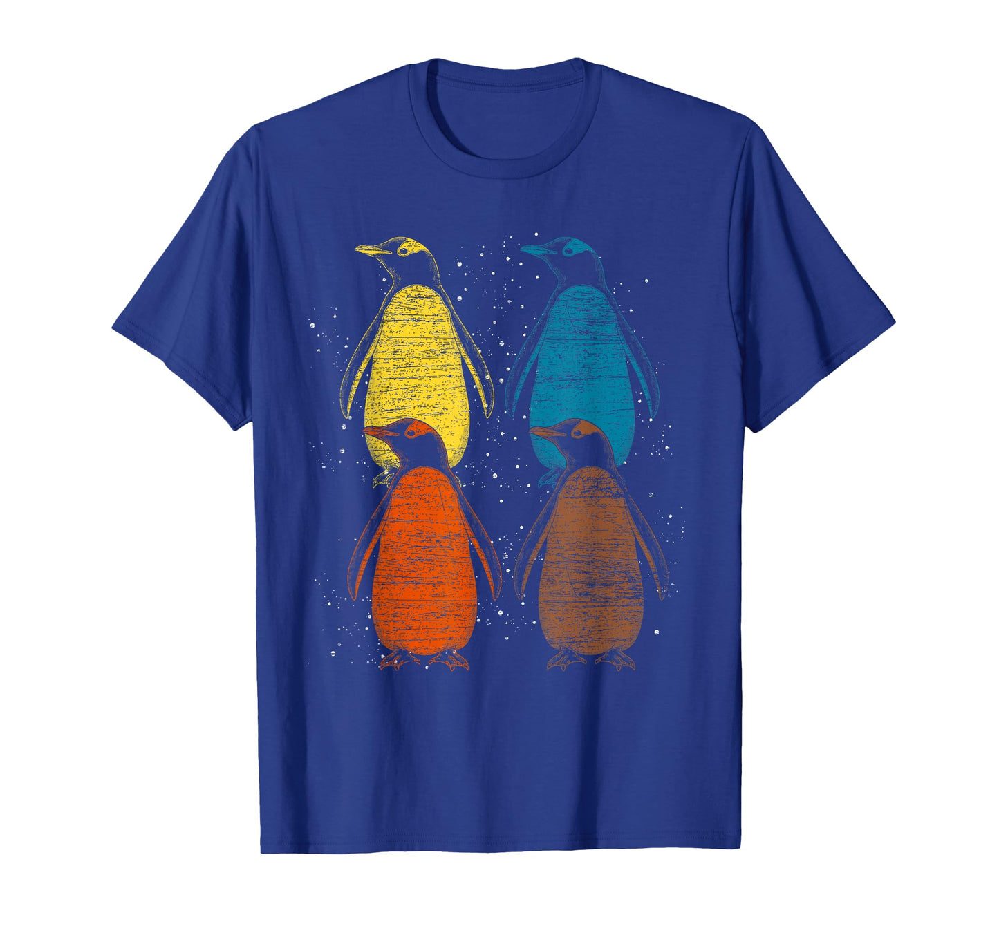 Retro Antarctic Animal Lover Zoo Keeper Gift Cute Penguin T-Shirt