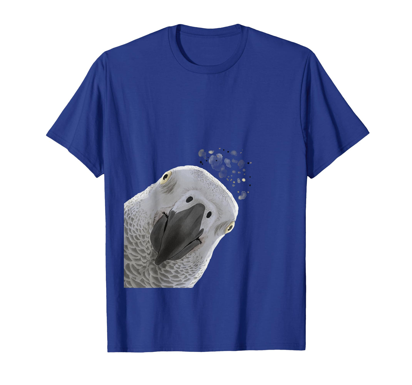 Funny Bird Curious African Gray Parrot T-Shirt