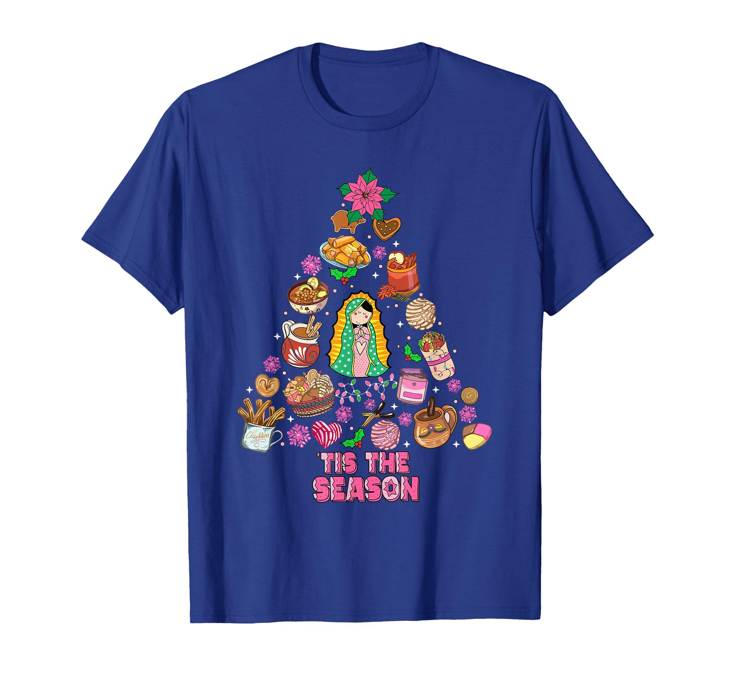 Tis the Season Mexican Christmas Feliz Navidad Xmas Mexican T-Shirt