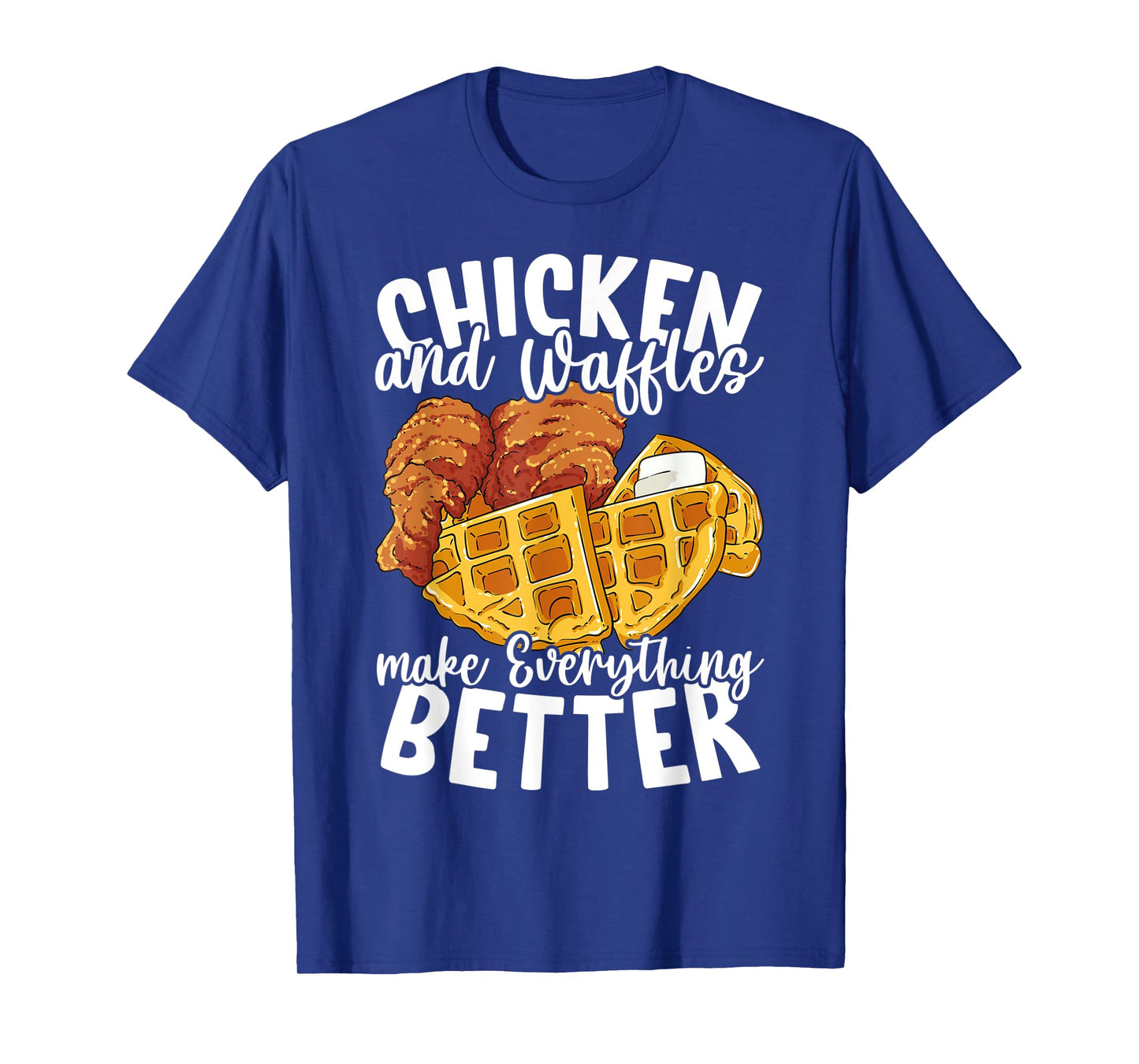 Chicken and Waffles Brunch Food Funny T-Shirt
