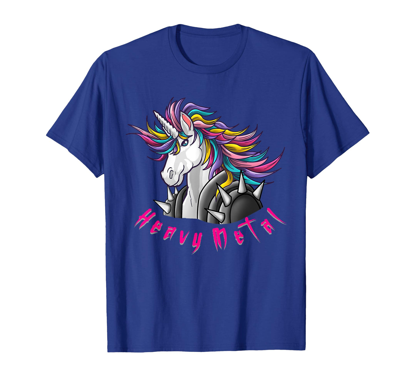 Unicorn Funny Heavy Metal Design For Men Woman Kids Girls T-Shirt