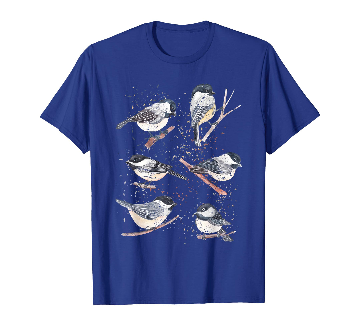 Bird Watching Birding Animal Nature Vintage Chickadee T-Shirt