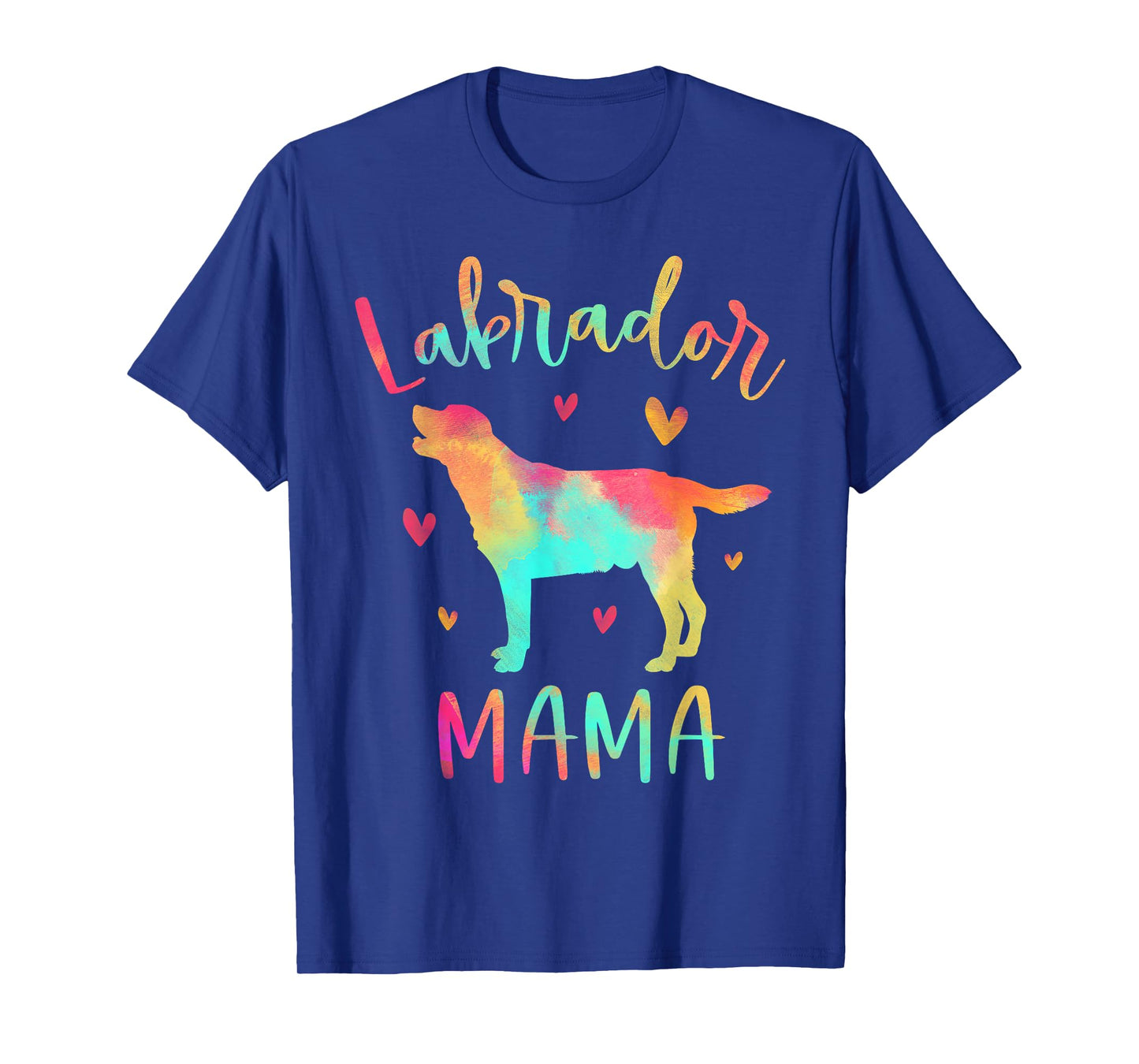 Labrador Mama Colorful Labrador Retriever Gifts Dog Mom T-Shirt