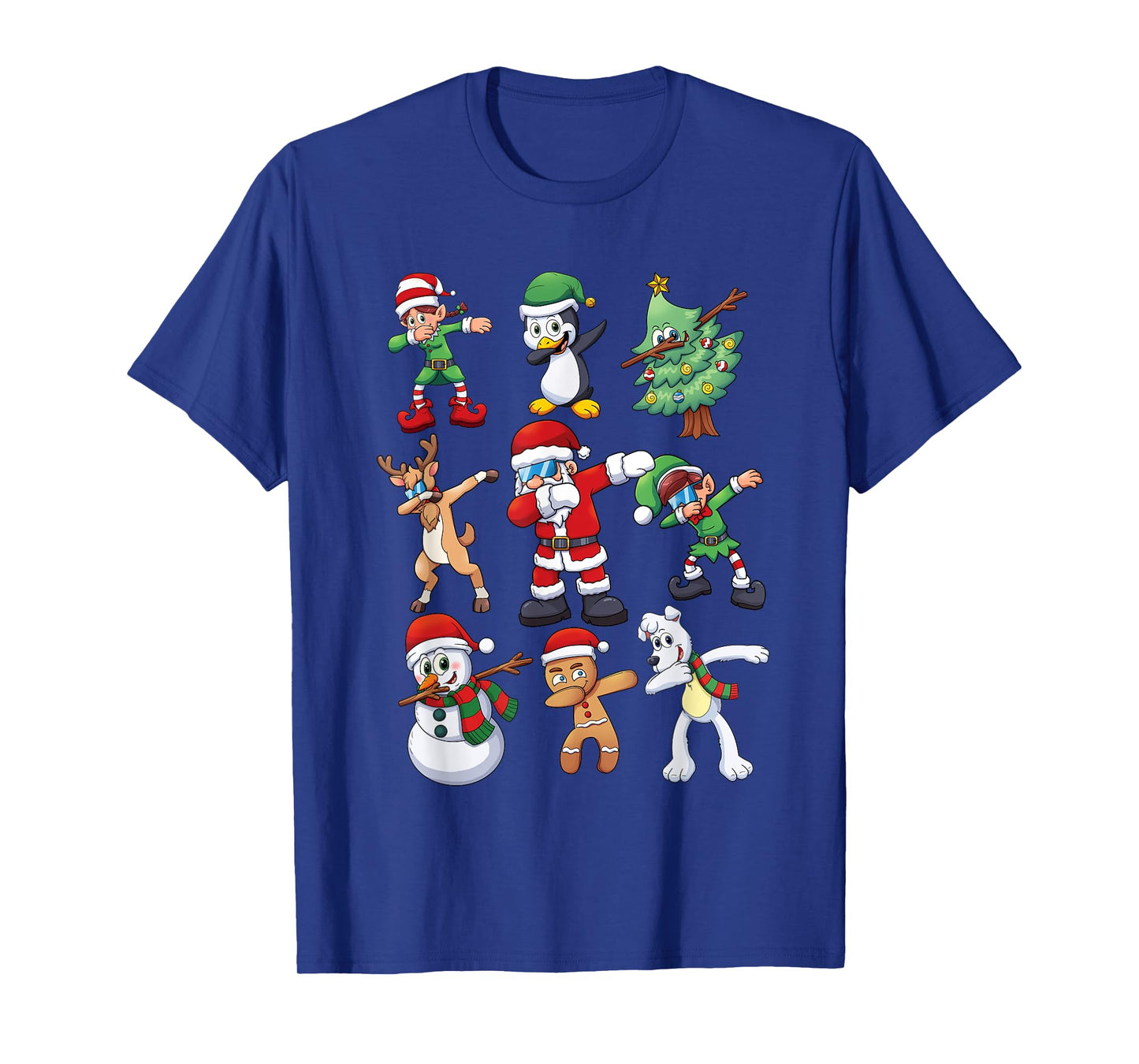 Christmas Shirt for Kids Boys Dabbing Santa Elves Xmas Gift T-Shirt