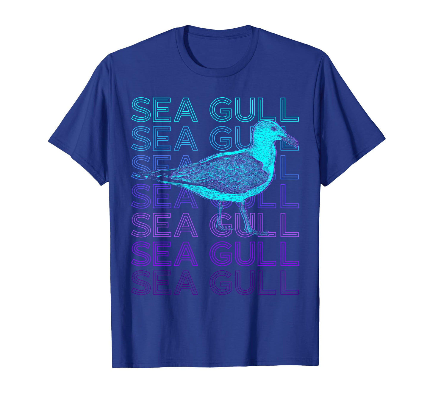 Sea Gull Seagull Sea Bird Retro T-Shirt