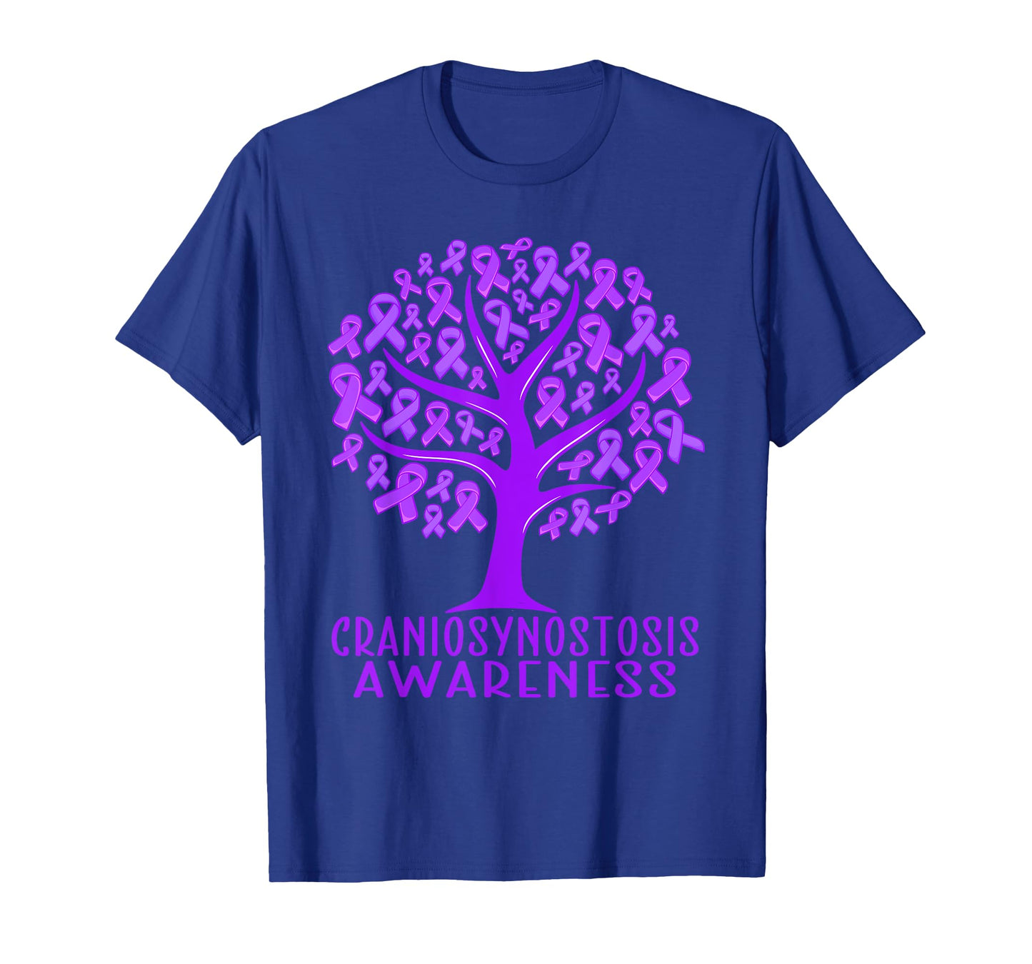 Craniosynostosis Awareness Tree Ribbons, Wear Purple T-Shirt