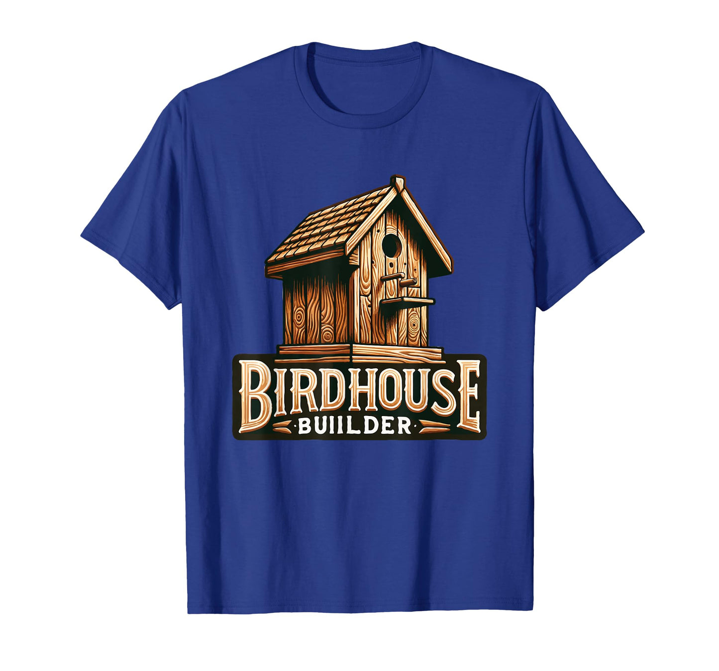 Bird Watching Wooden Birds Lover Vintage Birdhouse Builder T-Shirt