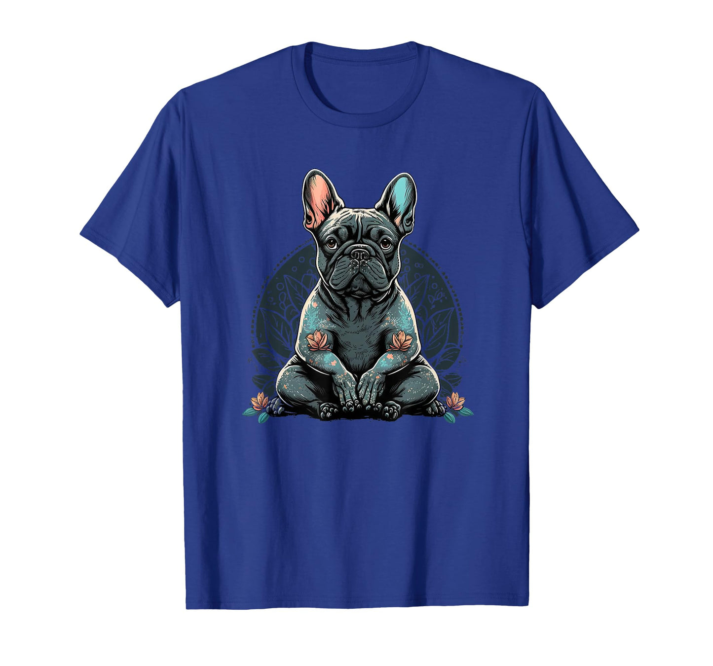 Funny French Bulldog Frenchie Yoga T-Shirt