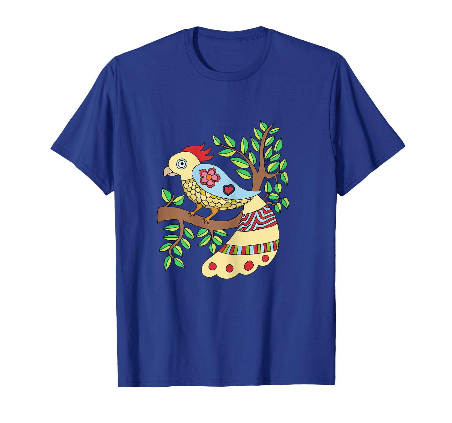 bird art madhubani style T-Shirt