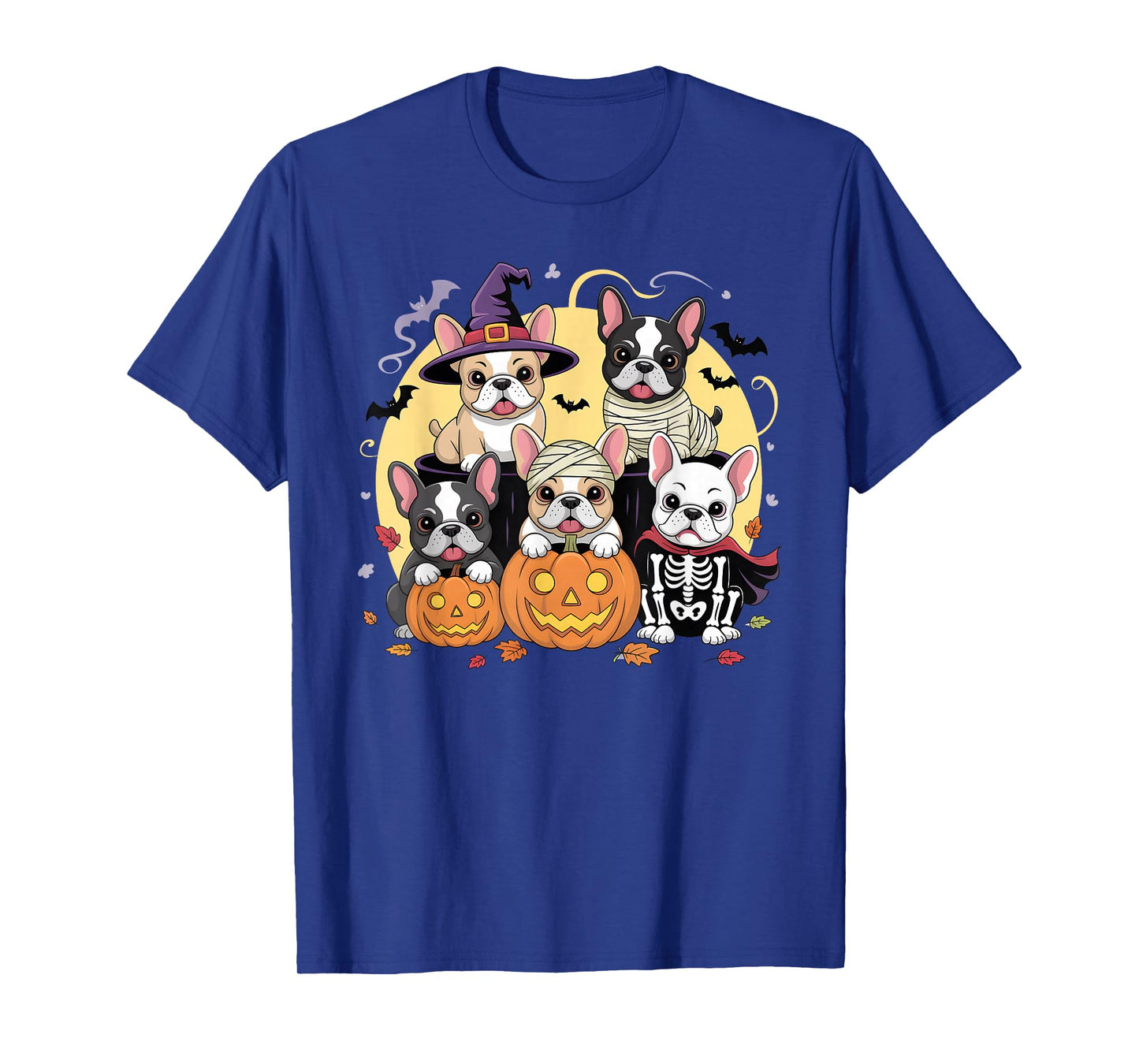 Mummy French Bulldog Halloween French Bulldog Witch Dog Mom T-Shirt