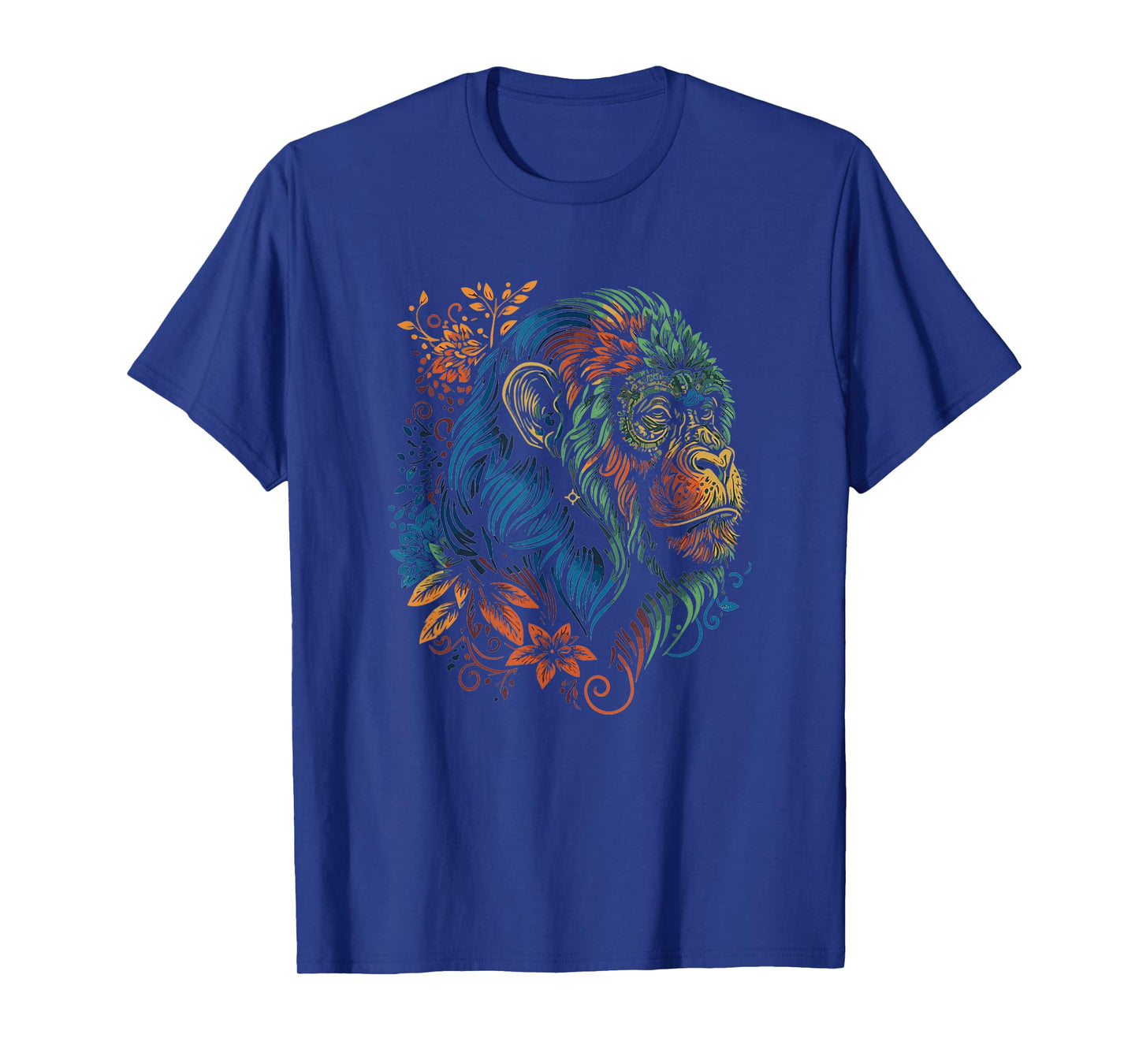 Artistic Abstract Howler Monkey Art Ape Lover Monkey T-Shirt