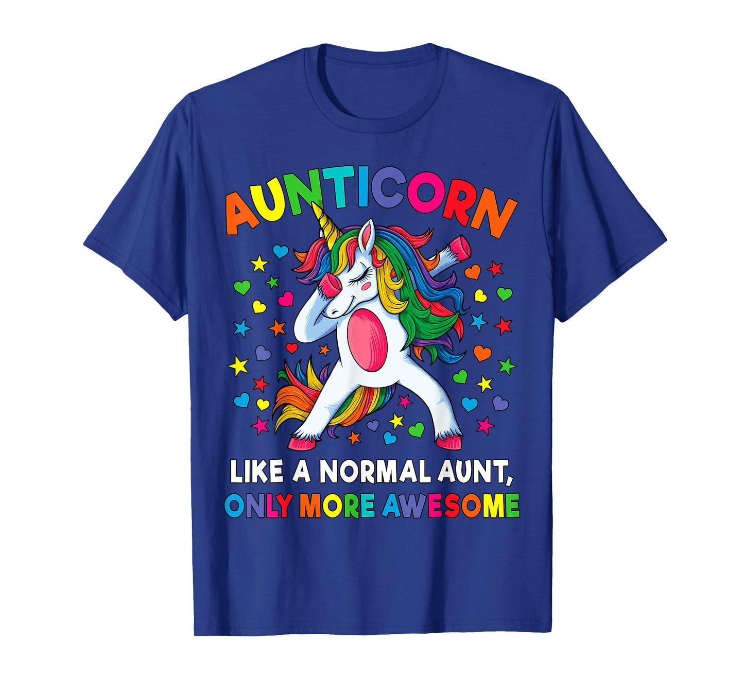 Aunticorn Like An Aunt Only Awesome Dabbing Unicorn Women T-Shirt