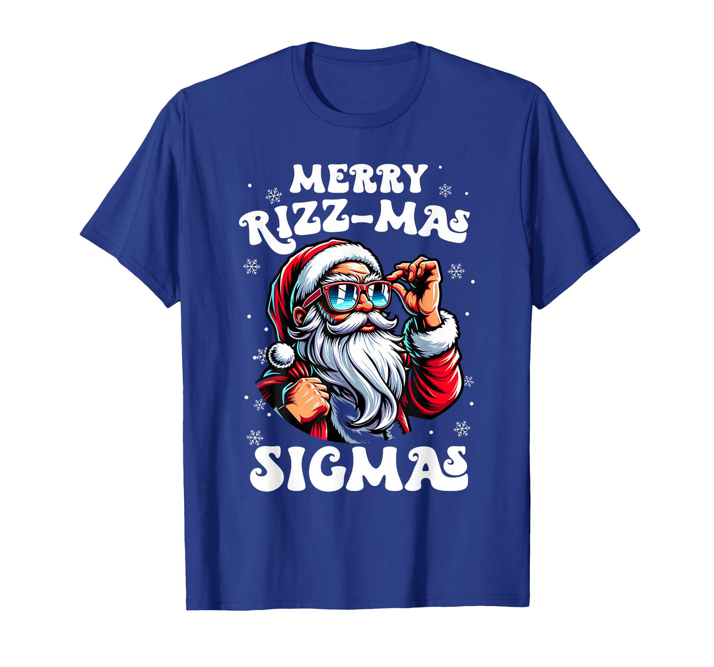 Merry Rizz Mas Sigmas Funny Gen Alpha X-Mas Santa Christmas T-Shirt