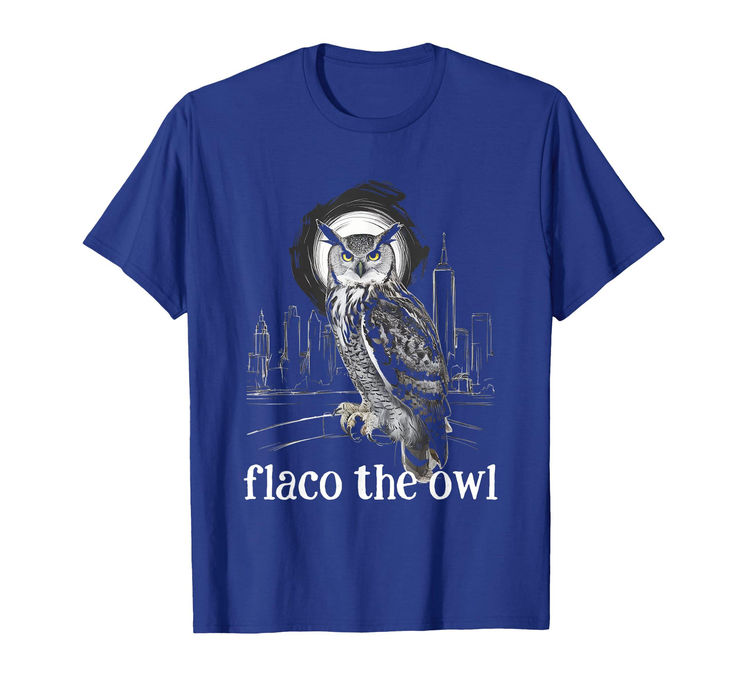 Flaco The Owl NYC New York Skyline Eurasian Eagle Owl T-Shirt