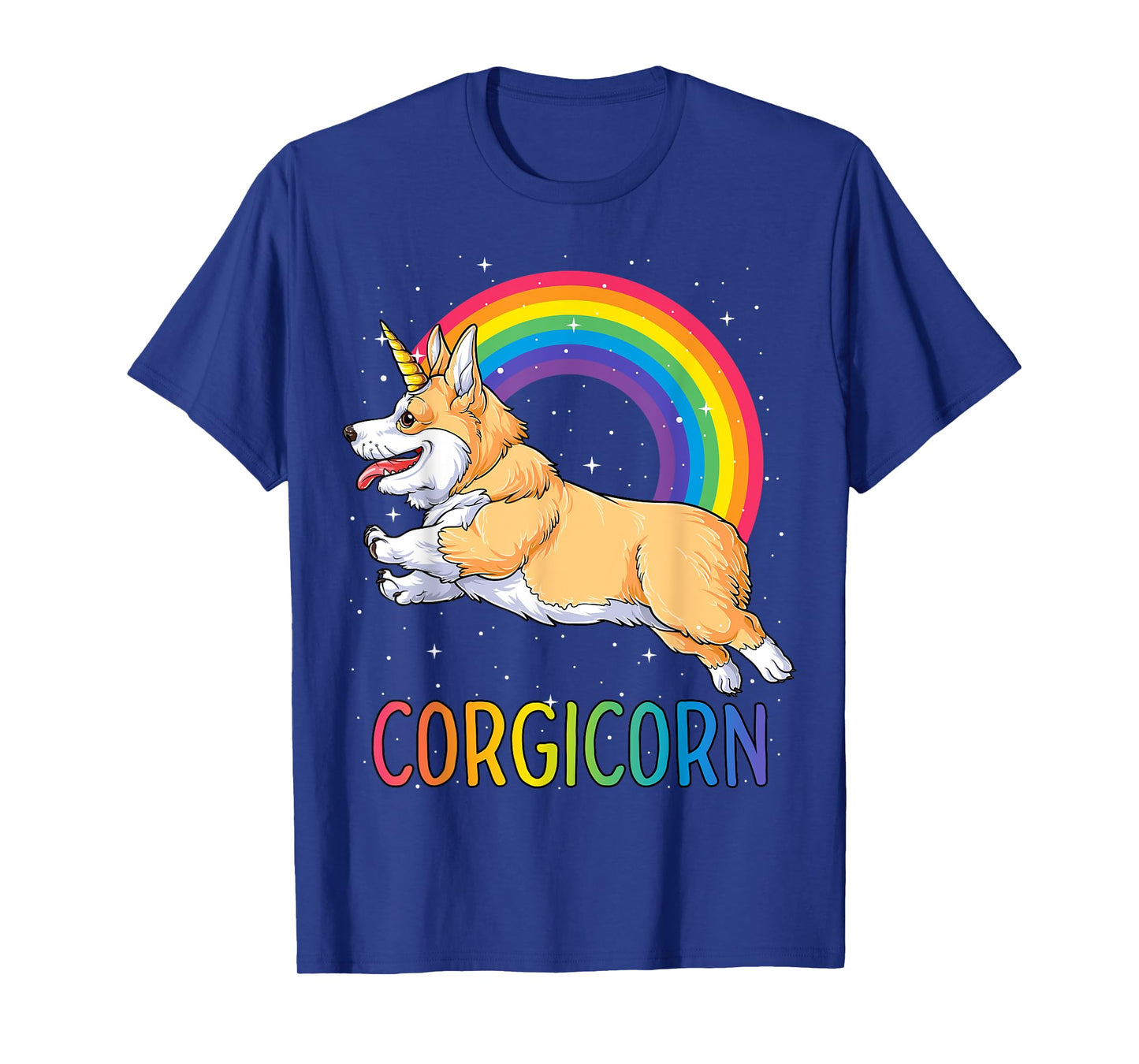Corgicorn Corgi Unicorn T shirt Girls Space Galaxy Rainbow T-Shirt