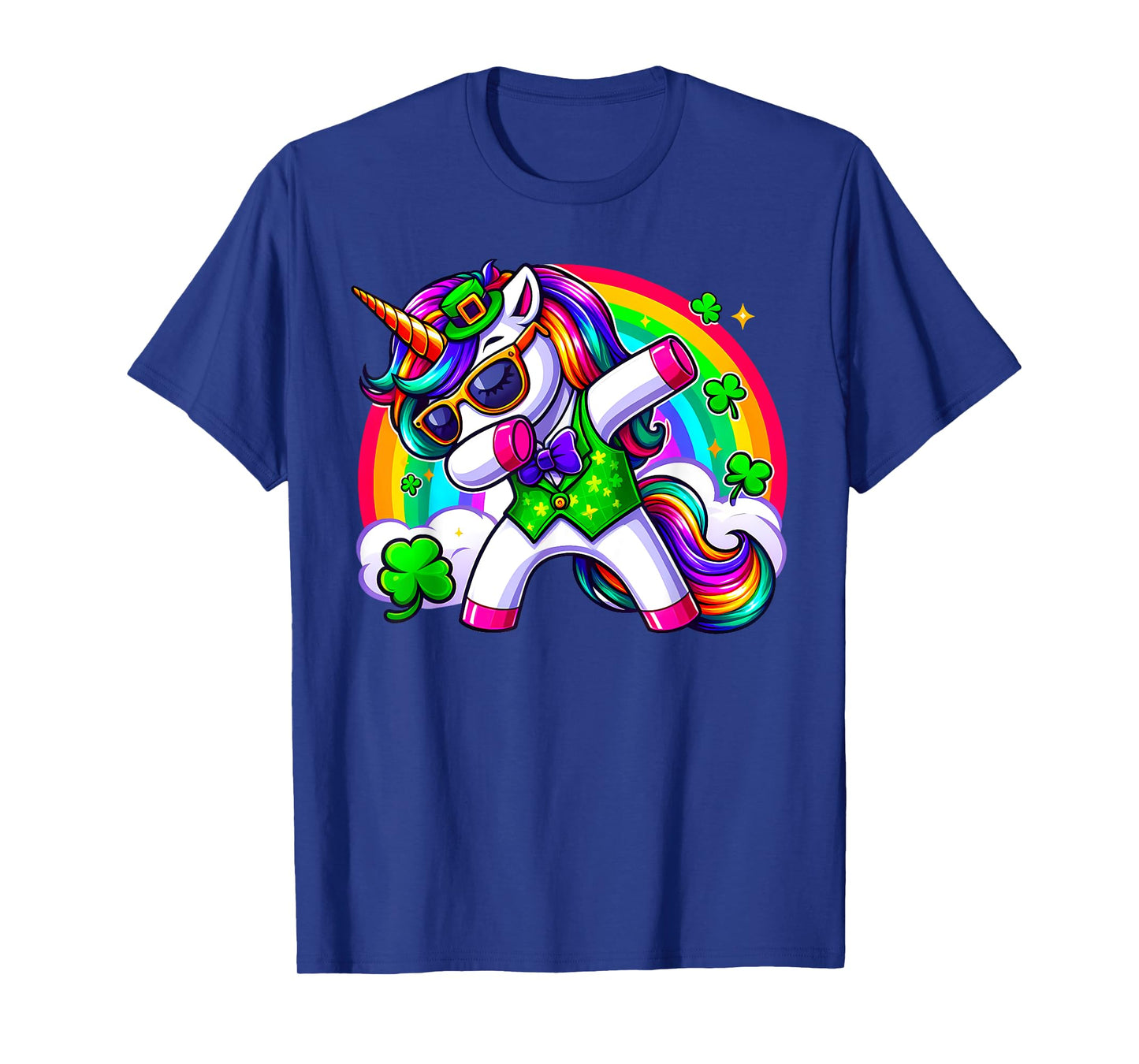 Lepricorn Dab Dancing St Patricks Day Irish Dabbing Unicorn T-Shirt