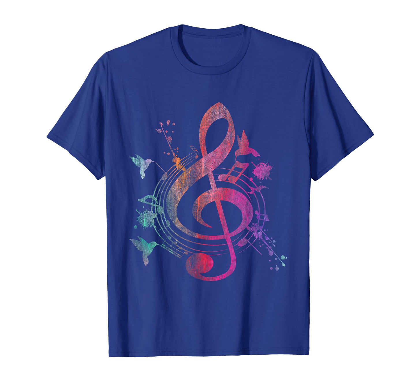 Music Musical Instrument Birds Treble Clef T-Shirt