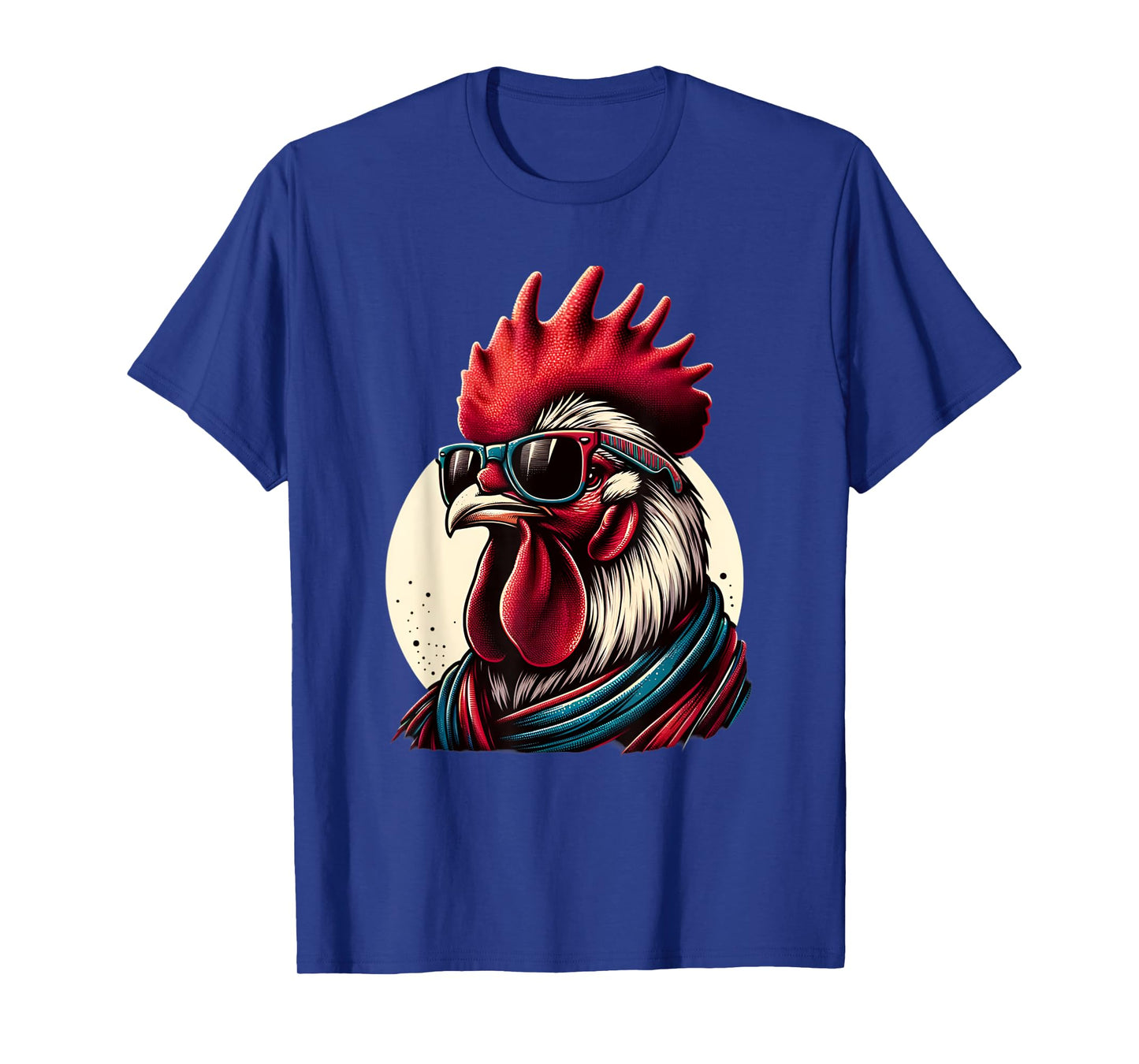 Rooster Wearing Sunglasses Retro chicken kids T-Shirt