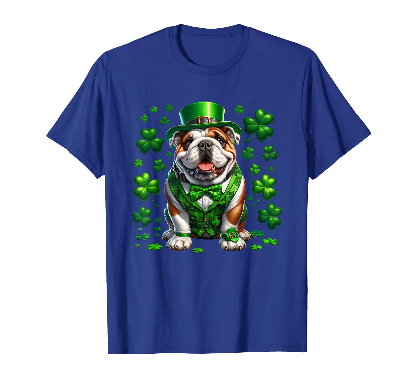 Funny Bulldog Dog St Patricks day irish Saint patrick Day T-Shirt