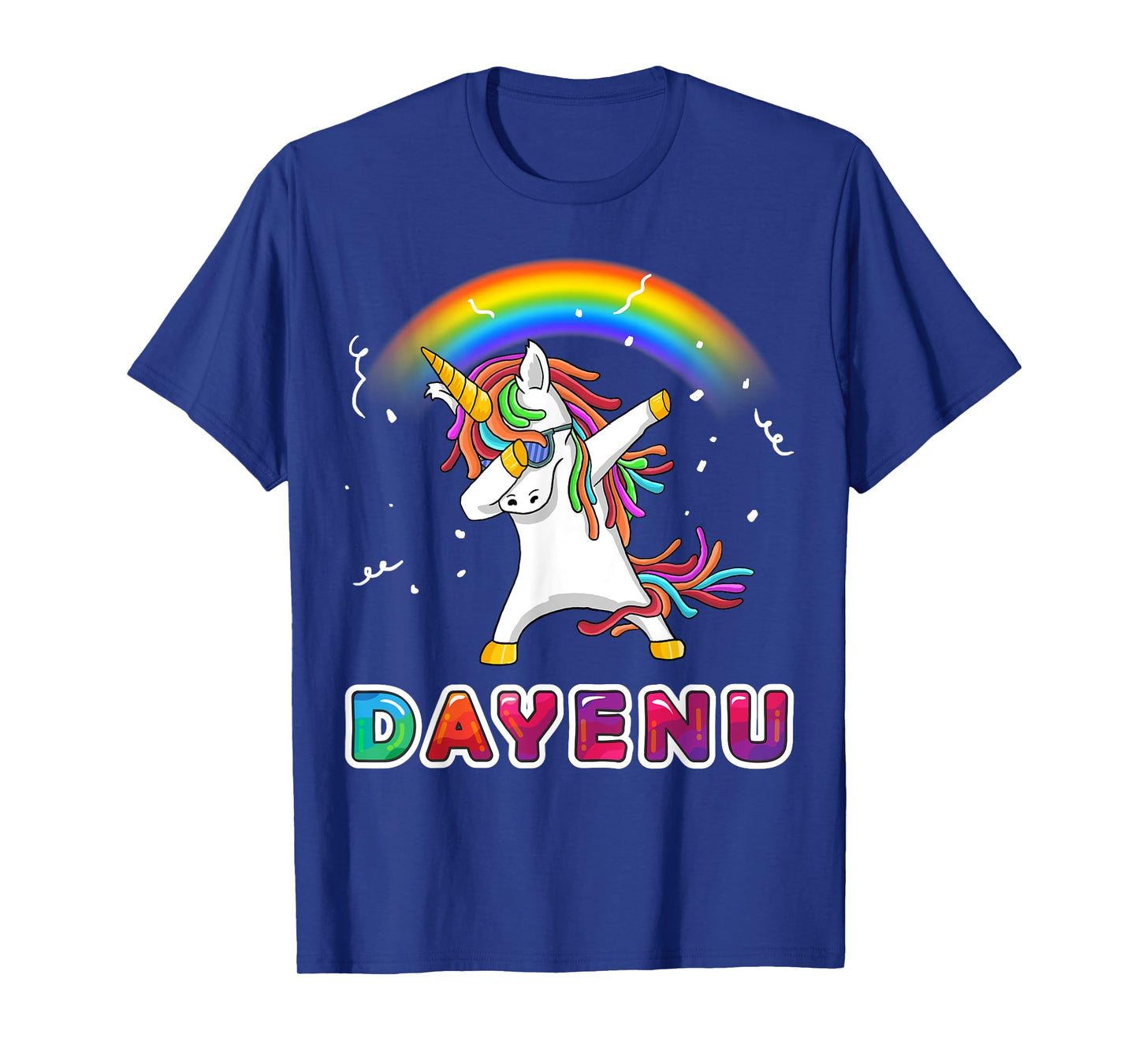 Unicorn Dayenu Passover Shirt for Kids Boys Girls T-Shirt