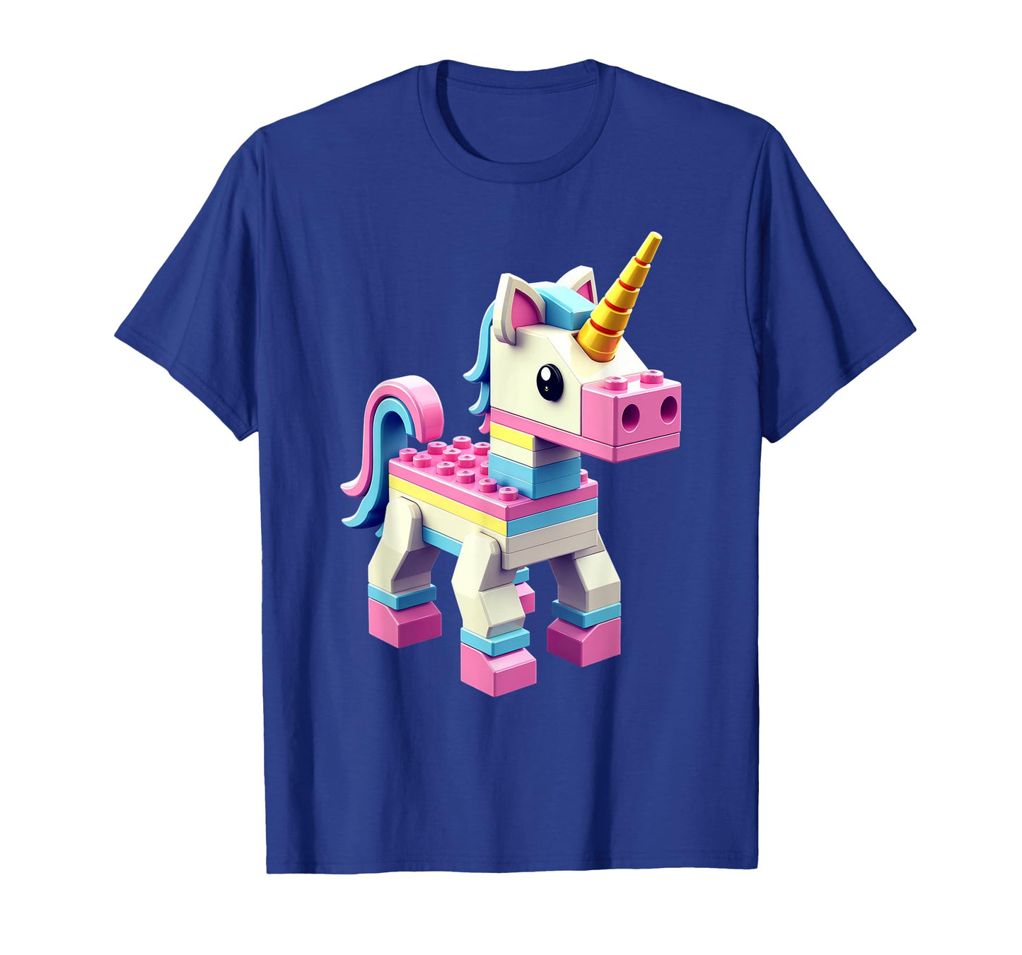 Master Builder Bricks Blocks Play Toys Unicorn T-Shirt